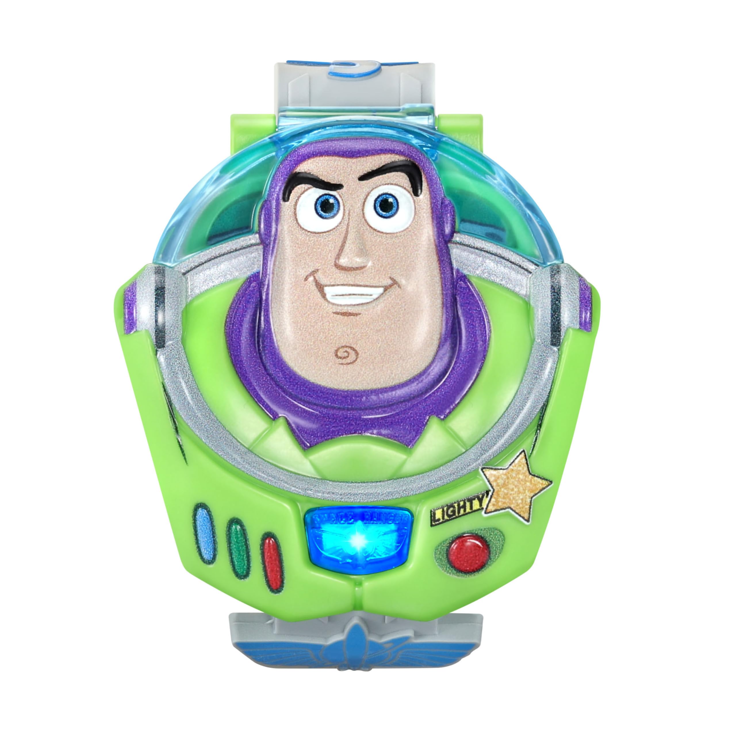VTech - Toy Story 5, L'Orologio da Gioco educativo di Buzz - Orologio Toy Story con Schermo Animato, Cinturino Regolabile, 10 quadranti, 4 Giochi - Buzz la Luce parlante - Regalo per Bambini dai 3