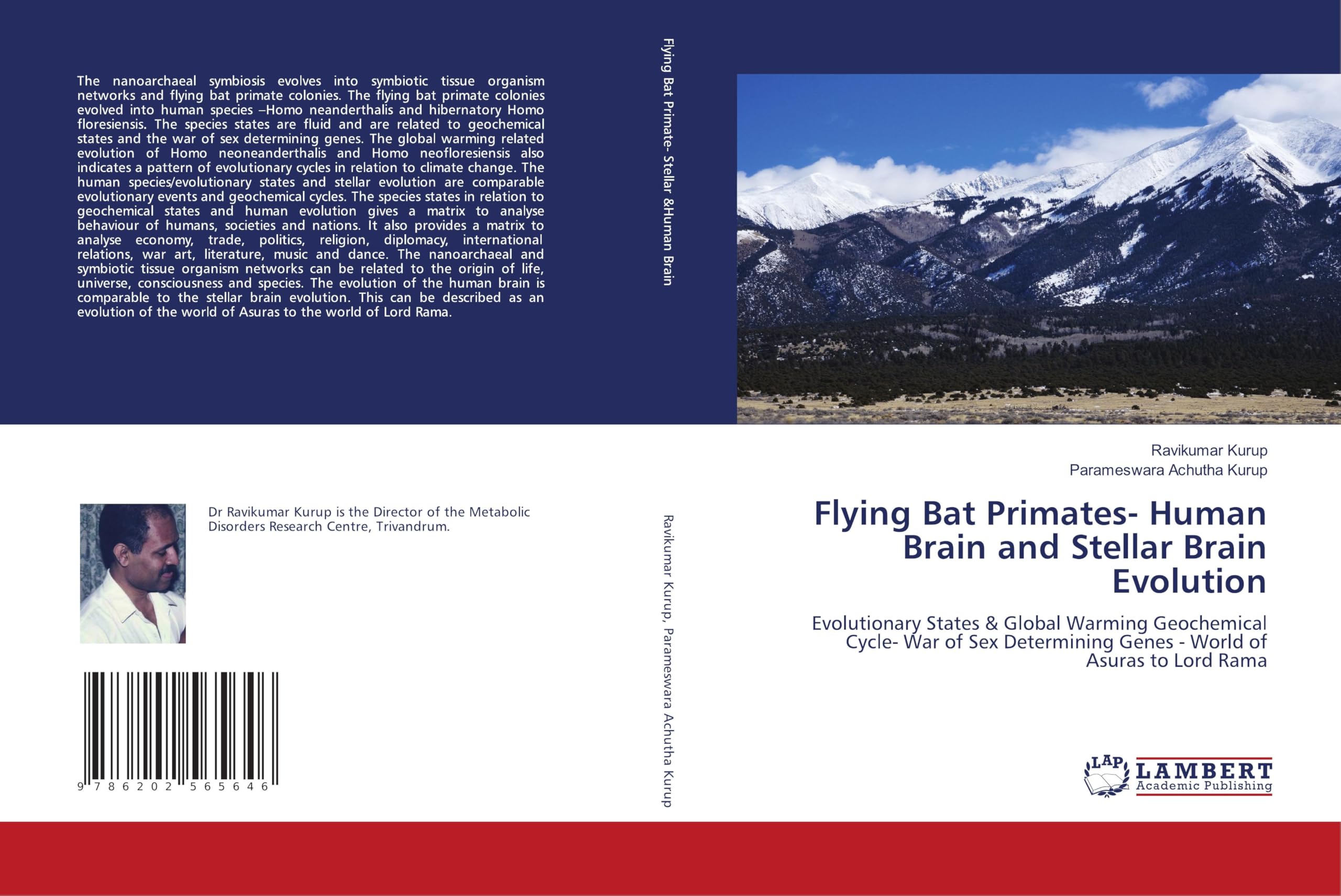 Flying Bat Primates- Human Brain and Stellar Brain Evolution: Evolutionary States & Global Warming Geochemical Cycle- War of Sex Determining Genes - World of Asuras to Lord Rama