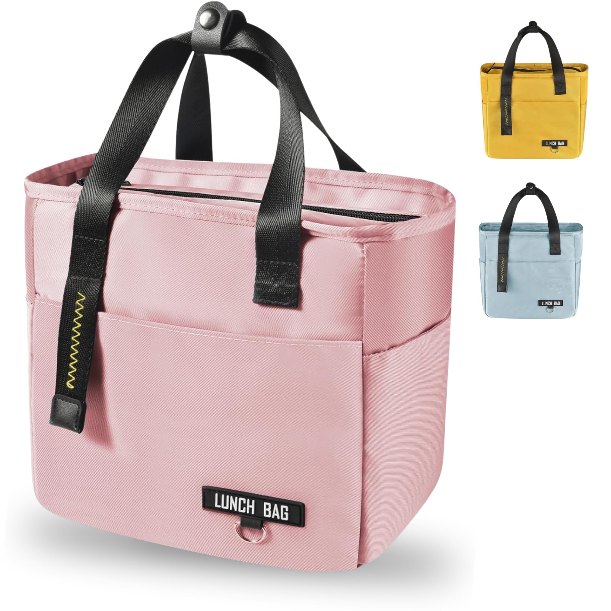Bolsa Térmica Porta Alimentos 8 LITROS, Nevera Portátil, Lunch Box Impermeable, Hermética e Térmica, Porta Fiambrera para Adultos Mujer Niños de Almuerzo Picnic Playa Oficina Viaje o Colegio
