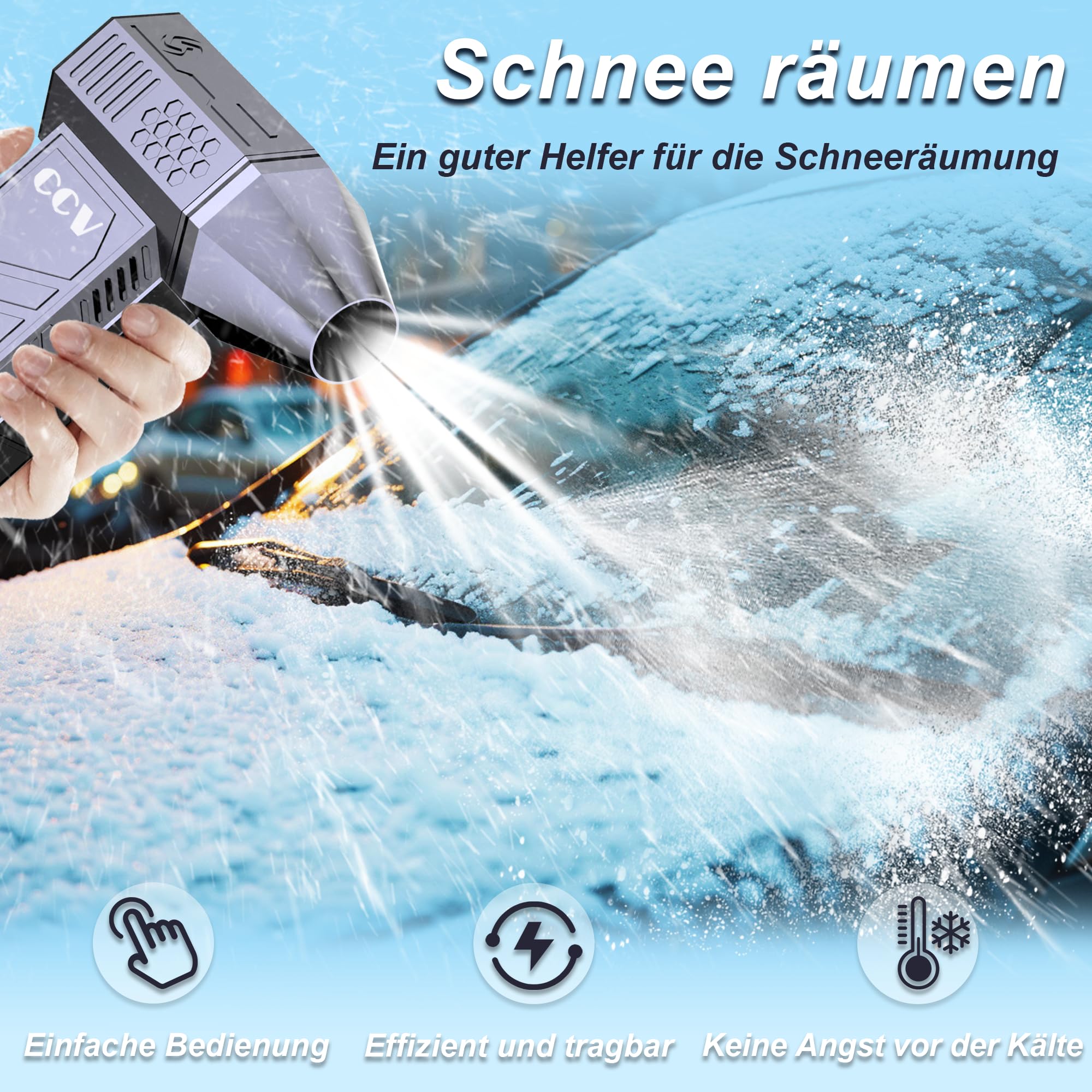 Elektrische Staubgebläse Mit LED-Display – 180.000 U/min, 4-Gang Turbo, 10.000 MAh Akku