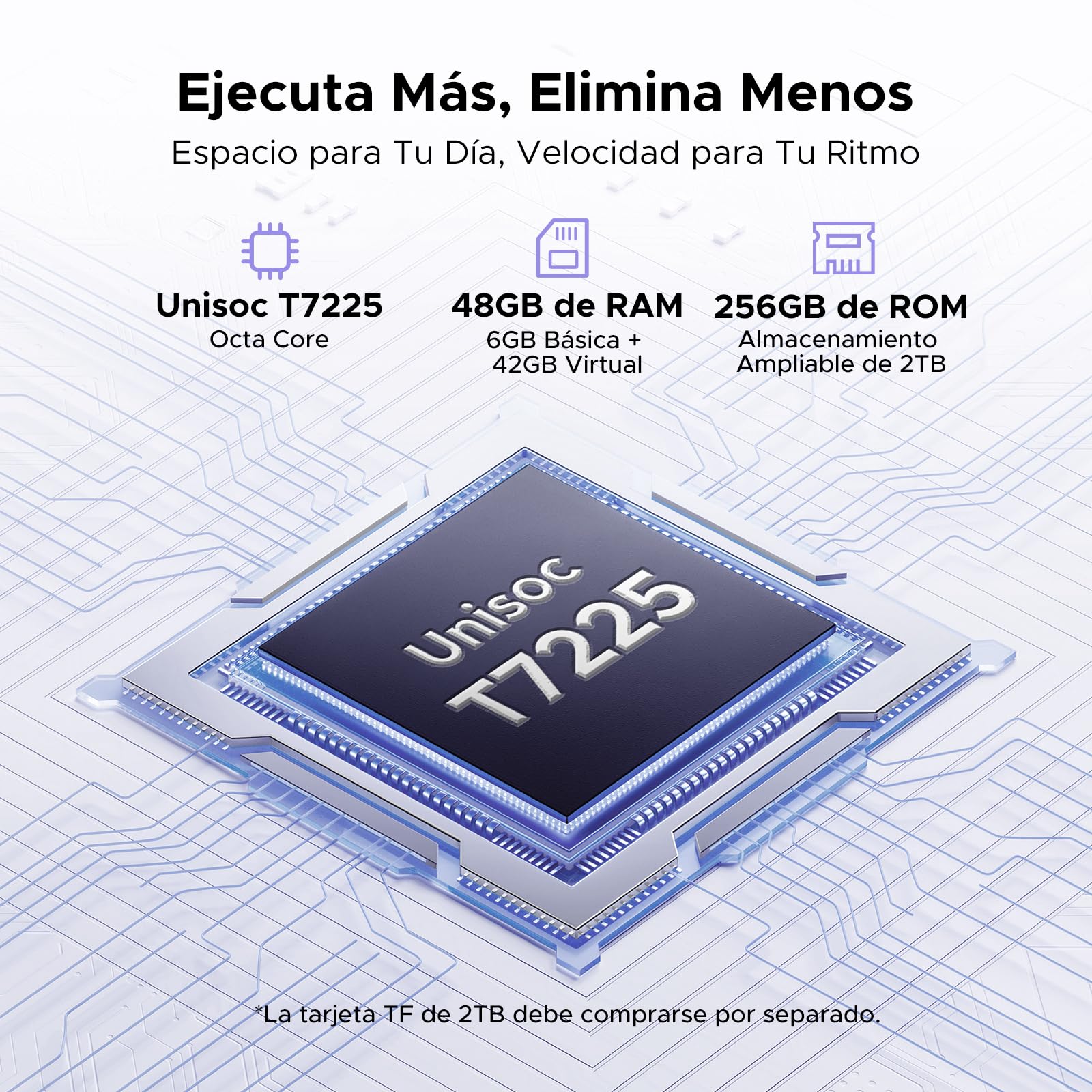 Note56Plus Andriod 16 Telefono Movil, 48GB+256GB/2TB Smartphone Octa Core 6.56" HD+ 90Hz Móvil, Batería 6150mAh, 50MP+8MP, Teléfono Móvil 8.5mm, Dual SIM 4G/ GPS/NFC/Huella/Face ID