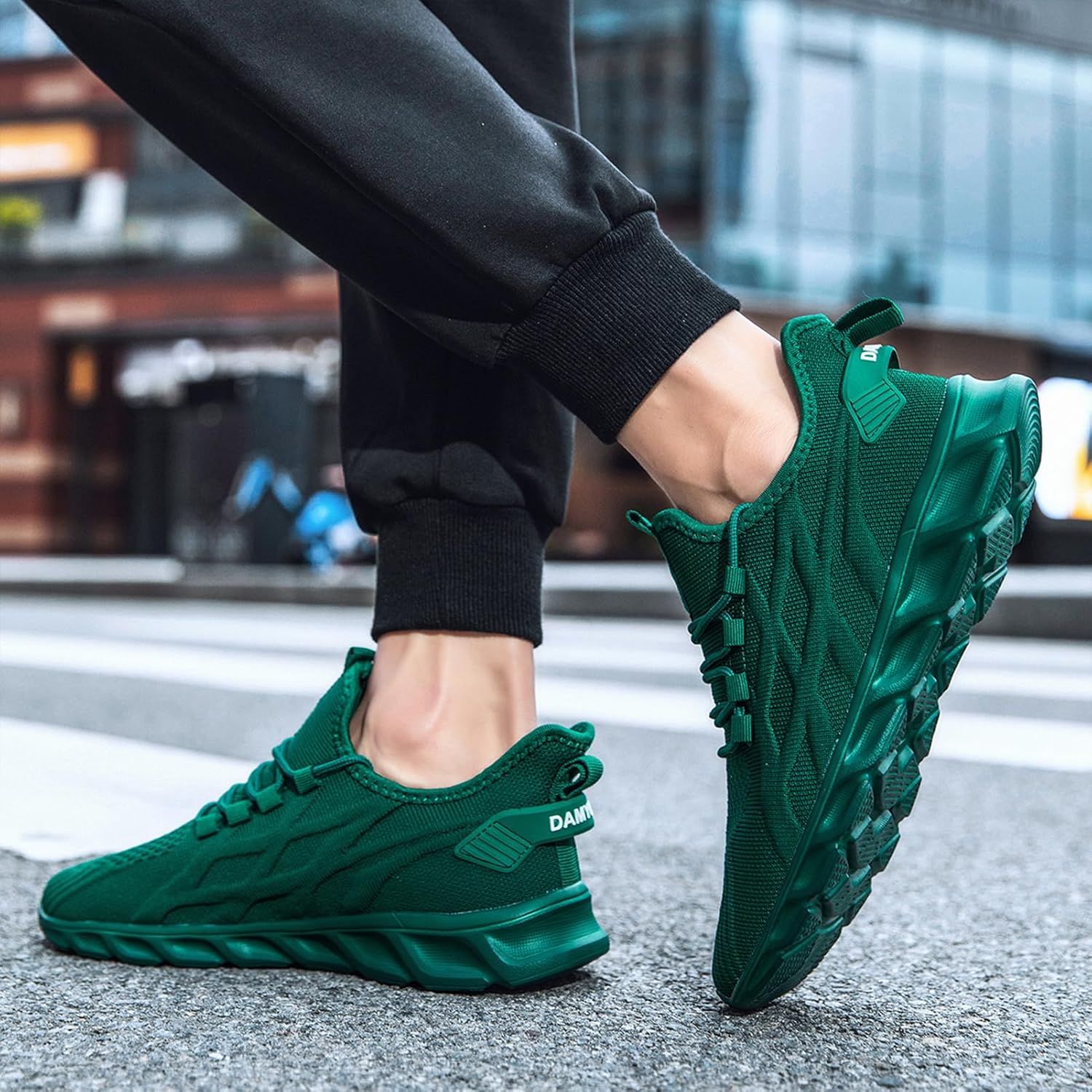 ZGPWZWL Shoes for Men Running Tennis Gym Sports Lightweight Athletic Shoe Laces for Sneakers - Image 2