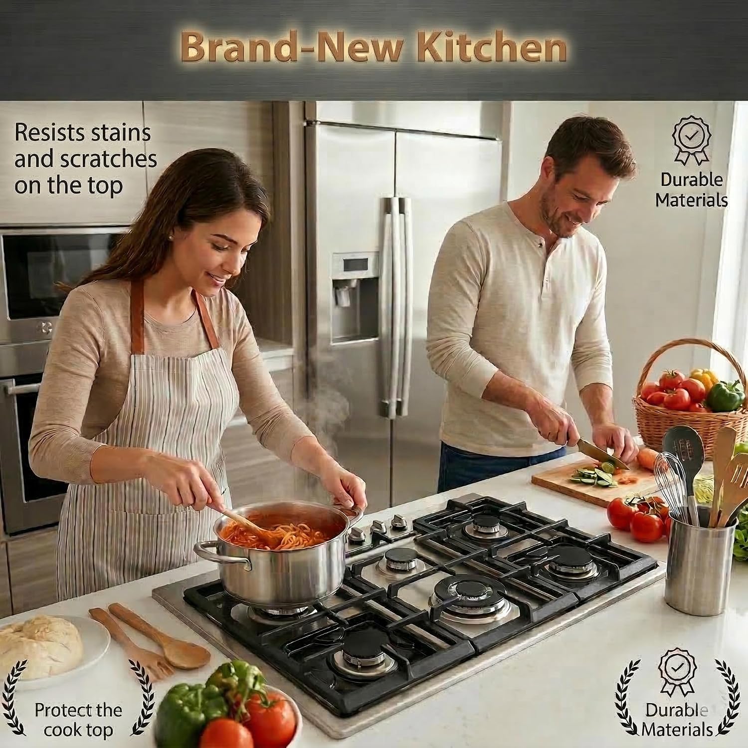 sgp-400 4 pack replacement black porcelain square 7.75" x 7.75" gas range drip pan
