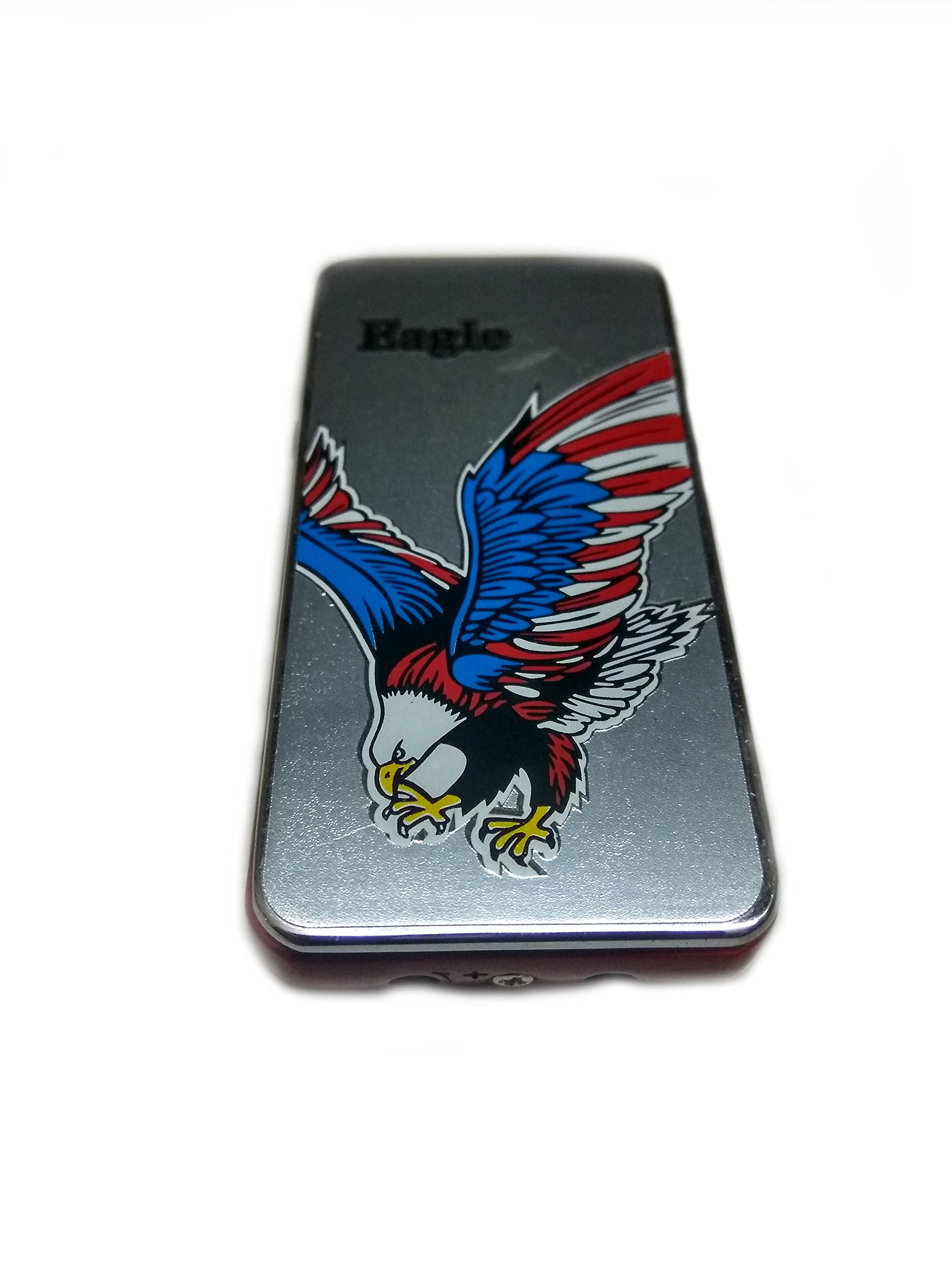 LIGHTER HOUSE�Eagle Silver Look Stylish Refillable Cigarette Lighter-picture-15
