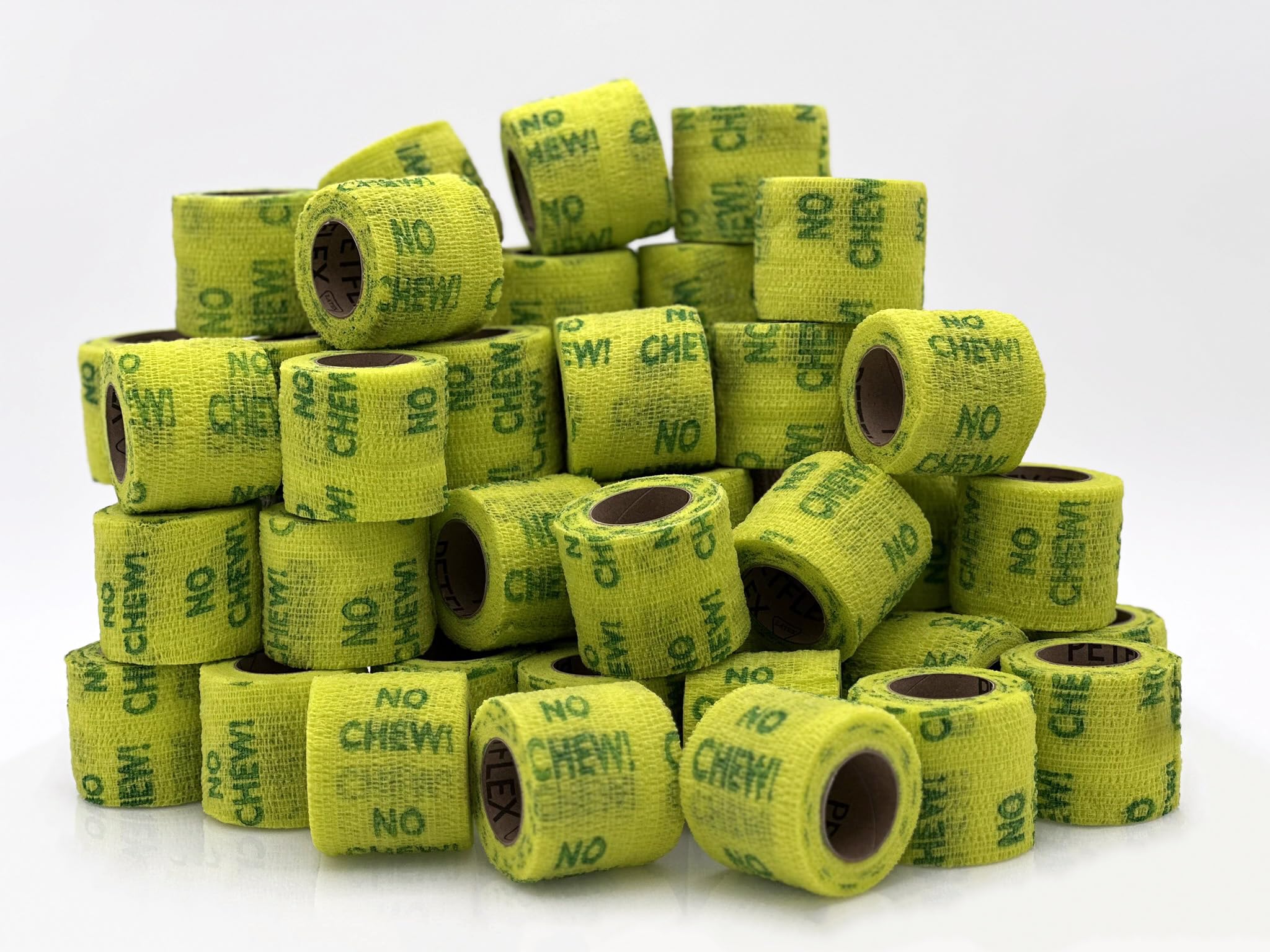 OVIK Health PetFlex No Chew - Vendaje elástico flexible autoadherente para el cuidado de heridas - Envoltura de primeros auxilios para animales pequeños como perros, gatos y otras mascotas - 2