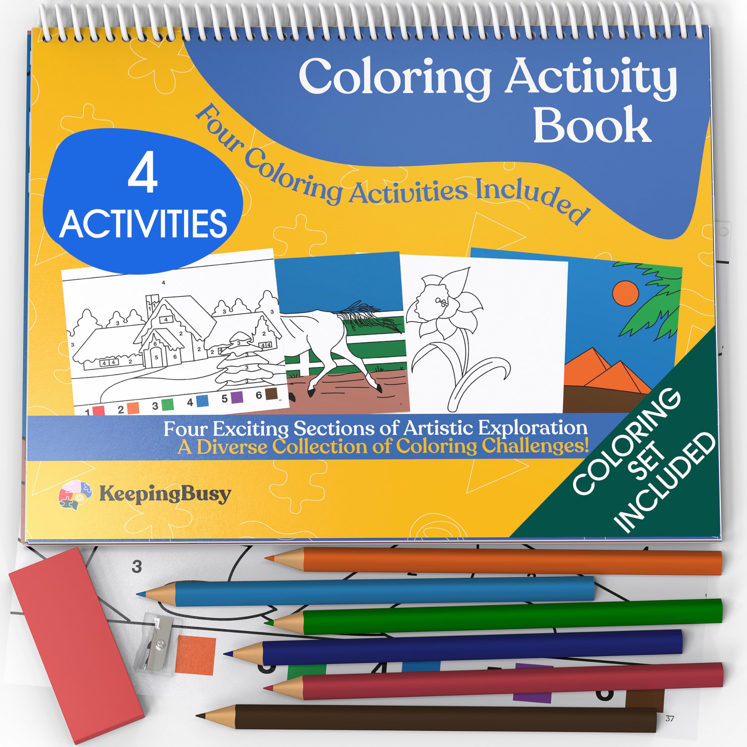 Keeping Busy Coloring Kit