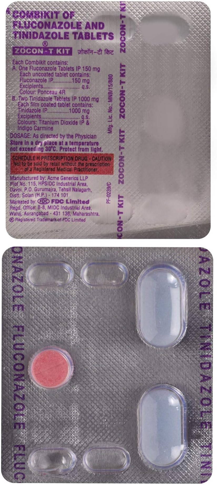 Zocon-T-Kit - Strip of 3 Tablets