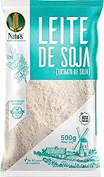 Natu's, Leite de Soja (Extrato de Soja), Vegano, Sabor Original, 500 Gramas