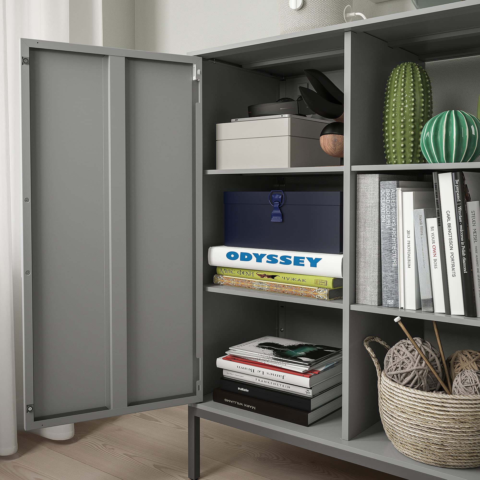 IKEA TULLSTORP Cabinet, 99x35x89 cm, Grey : Amazon.co.uk: Home