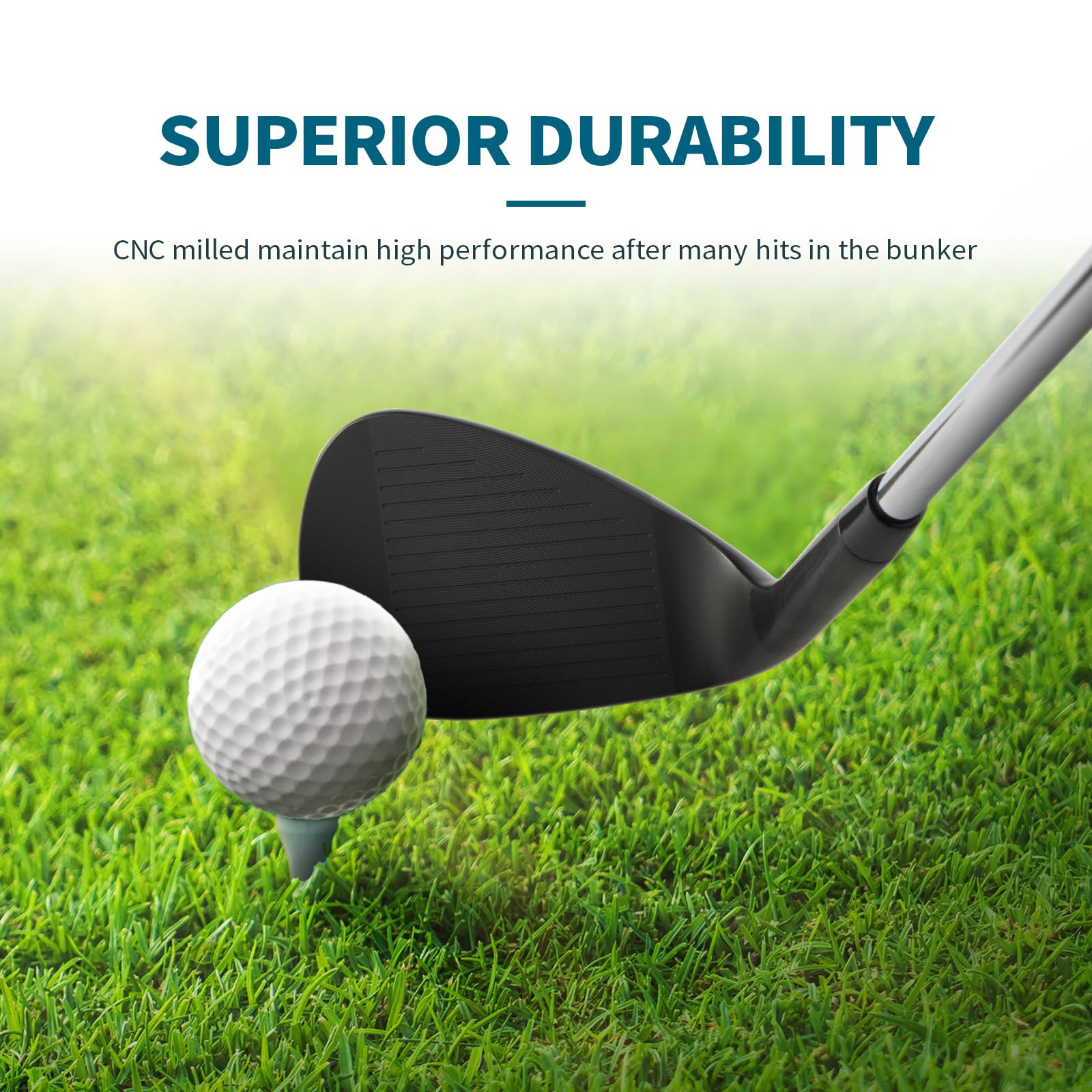 Golf Sand Wedges Set, 50/54/58 Grad Keile Golfschläger für Damen und Herren, Pitchingkeile für rechte Hand, Golf Geschenk