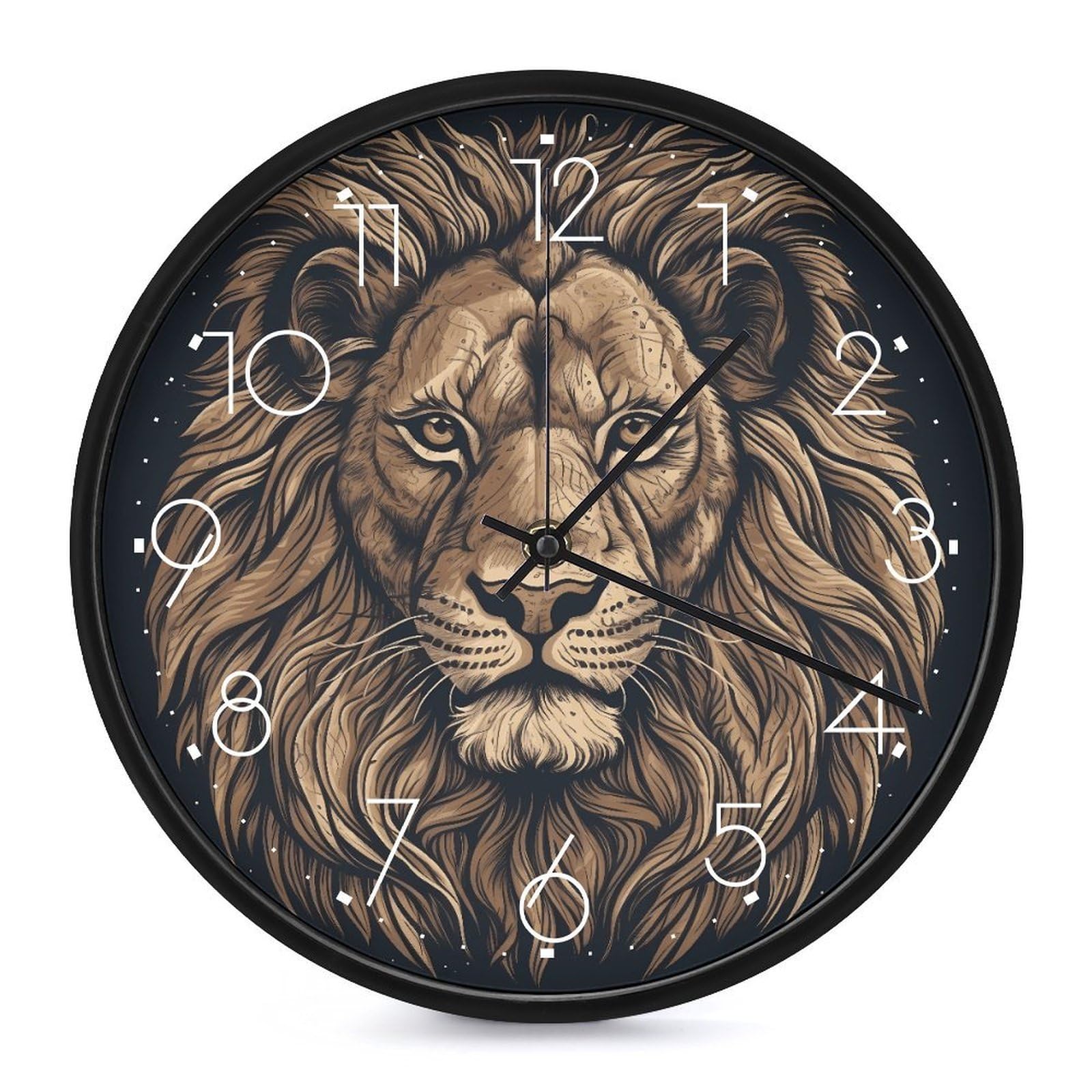 Horloge murale vintage silencieuse pour retrouver le sommeil sans bruit