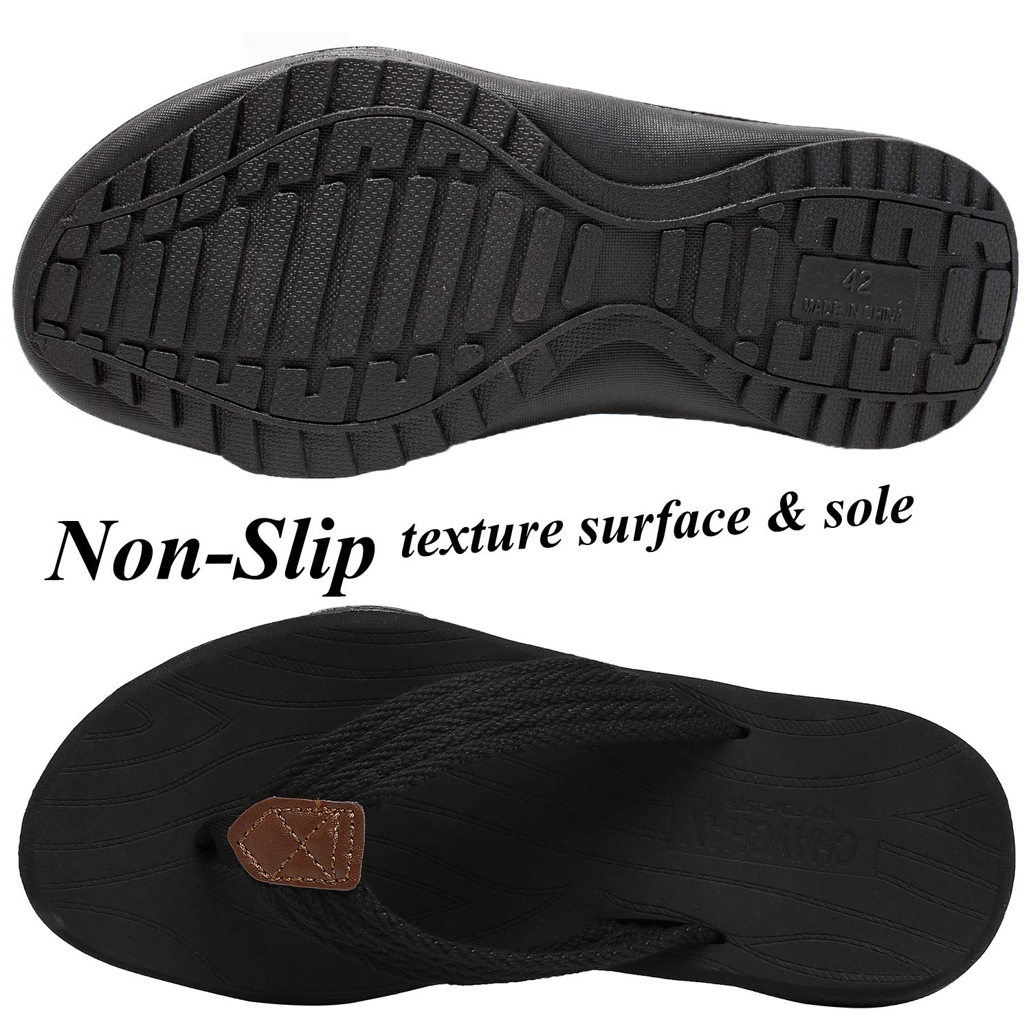 ChayChax Infradito Uomo Scarpe da Spiaggia e Piscina Sportive Beach Sandali Morbide Ciabatte Antiscivolo Pantofole con Gomma Suola