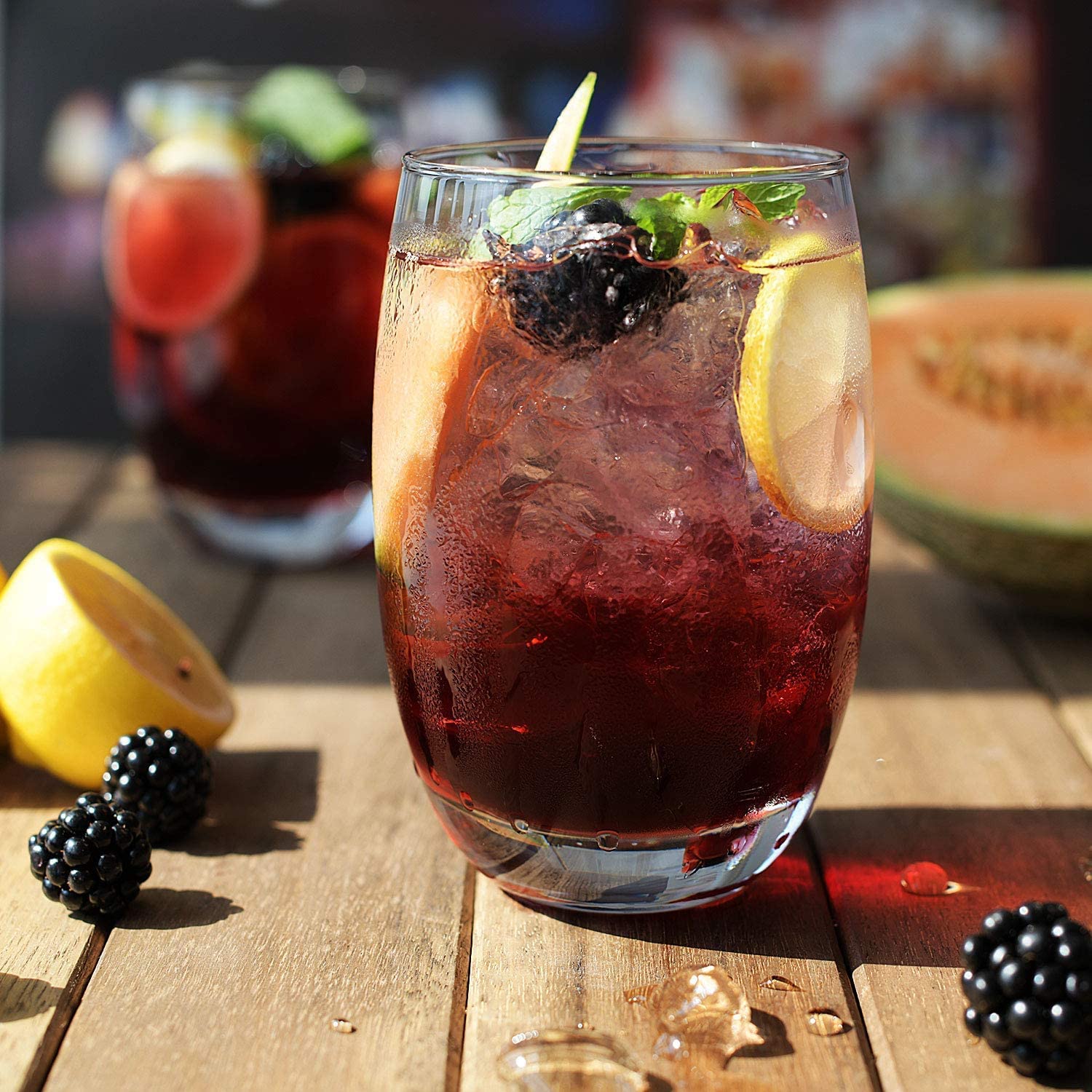 Krosno Verre à Eau Jus Highball | Lot de 12 | 440 ML | Collection Elite | Parfait la Maison, Les Restaurants, Les Fêtes | Lavable au Lave-vaisselle