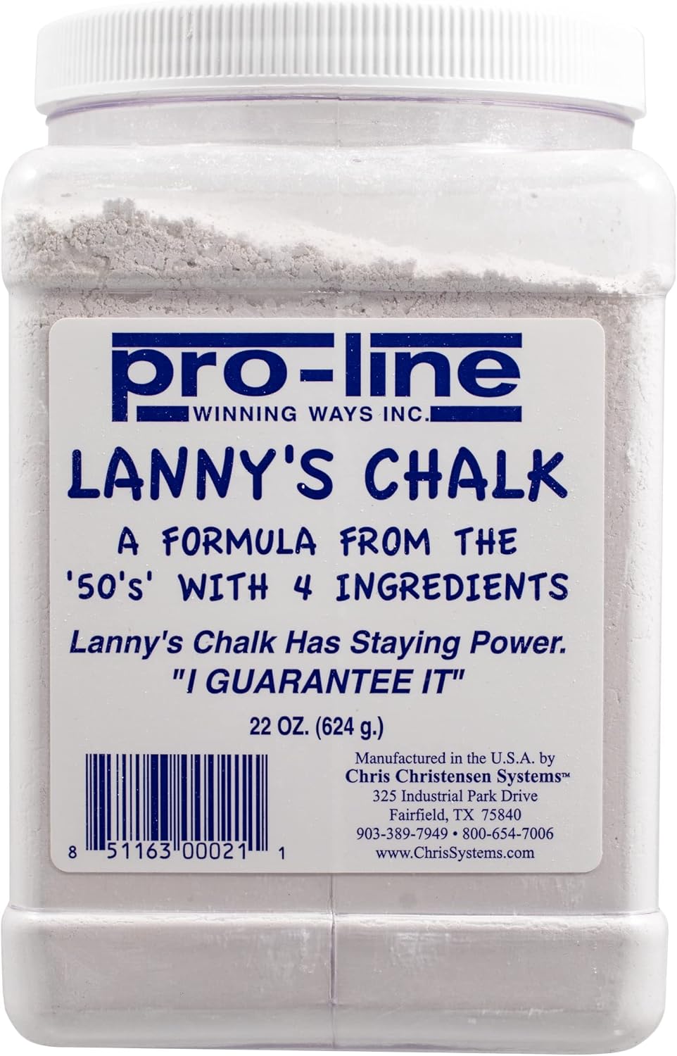 Chris Christensen Pro-Line Lannys Terrier Chalk, Dog Cosmetics, Groom Like a Professional, Made in the USA, 22 oz