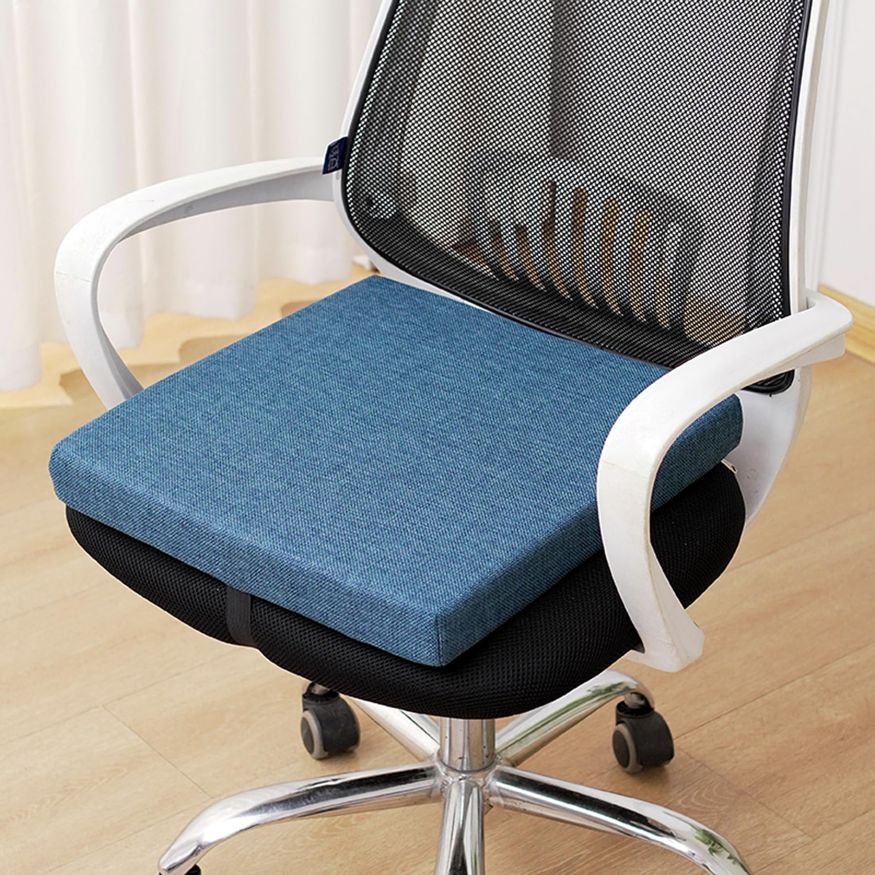 Amazon.co.jp: JEIMALEN 正方形 チェアクッション 16x16インチ 屋内用