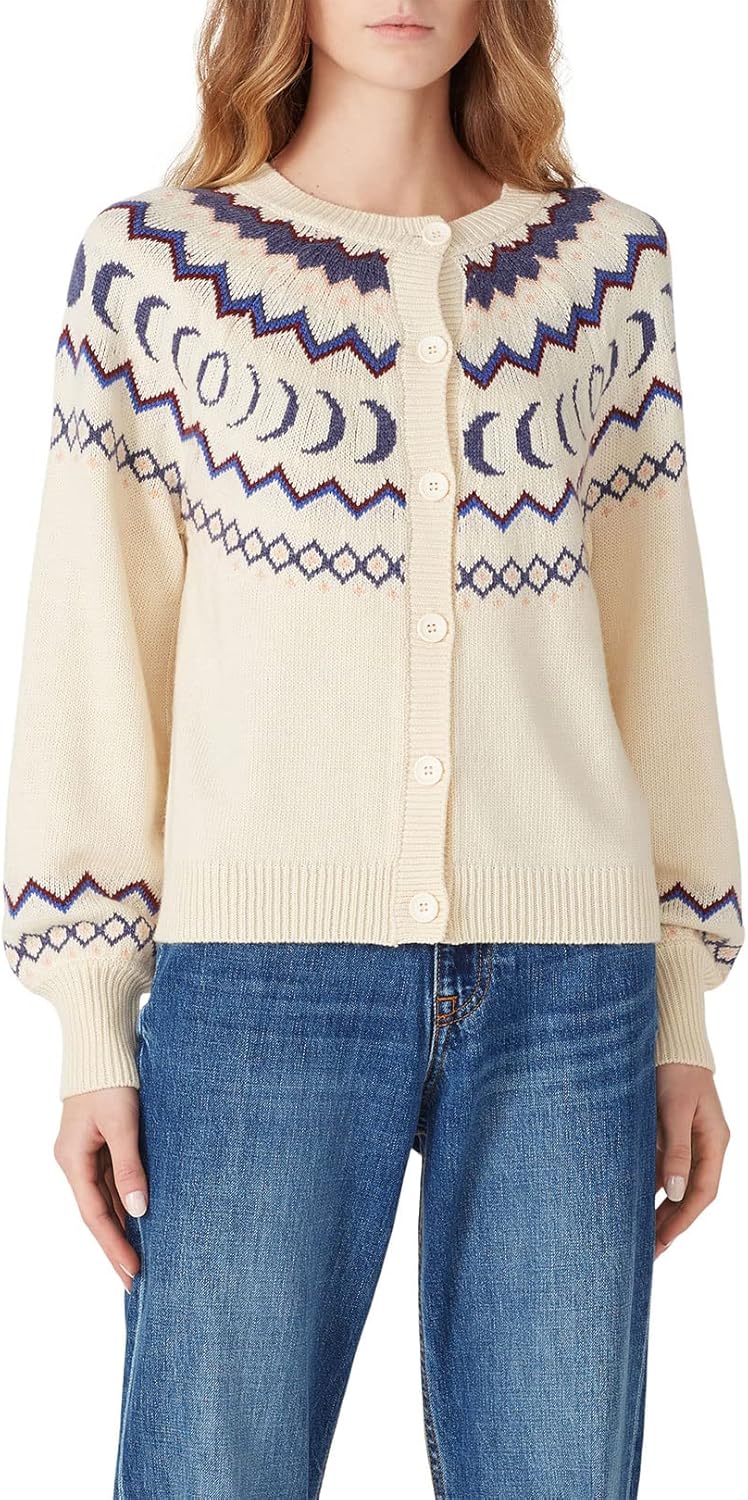 Louna Rent The Runway Pre-Loved Fair Isle Cardigan - Image 3