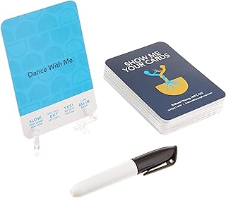 Show Me Your Cards: Intimacy Connection Prompt Cards for Couples-Fix Touchless Relationships-50 Play Cards-Ideas for Touch-Understand Your Desires-Designed by a Intimacy Specialist