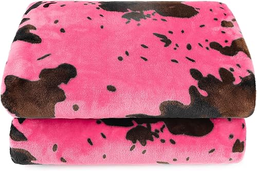 Miniatura 70 de Manta de forro polar azul para niñas de 50 x 60 pulgadas, suave, ligera, mullida para dormitorio, sofá, regalos de cumpleaños, manta decorativa cian