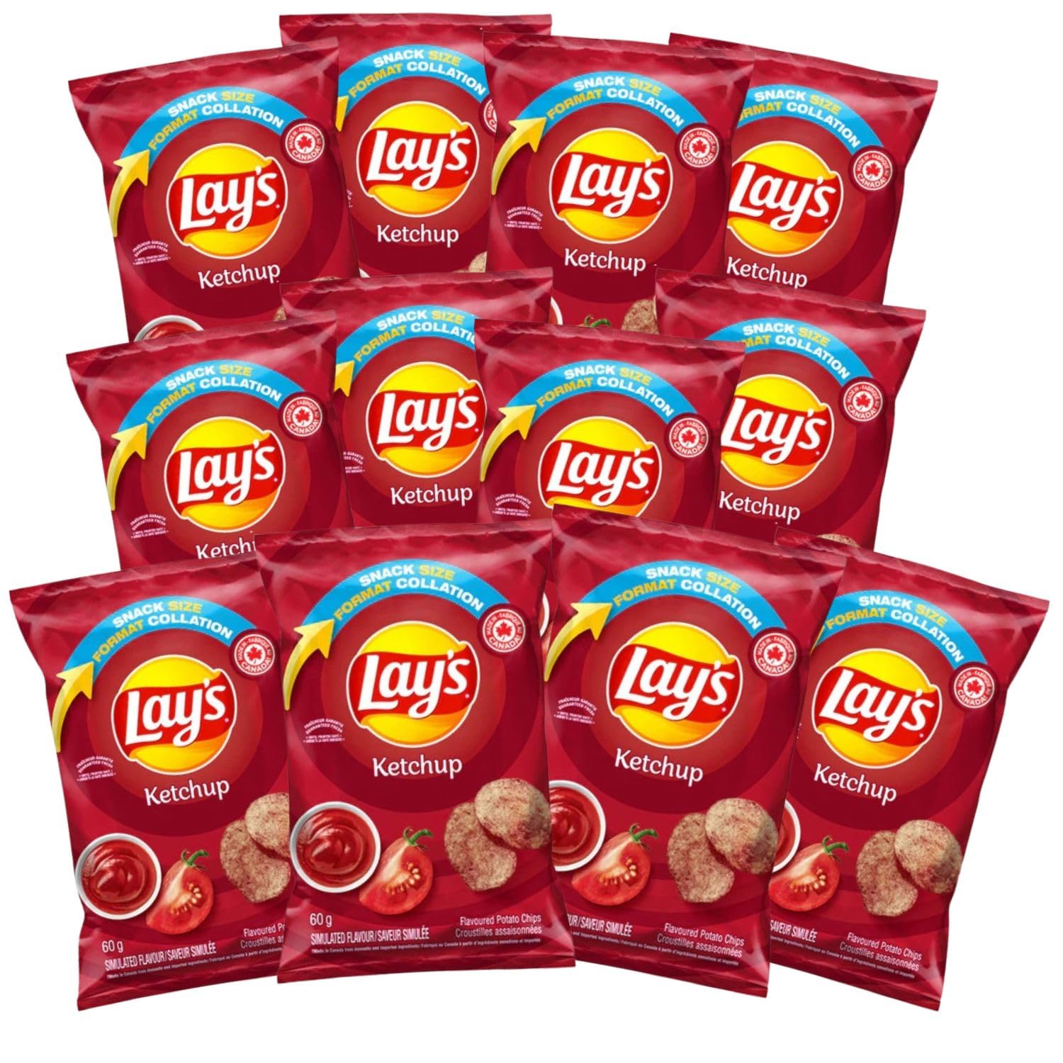 Lay's Ketchup Flavoured Potato Chips; Vending Machine Snack