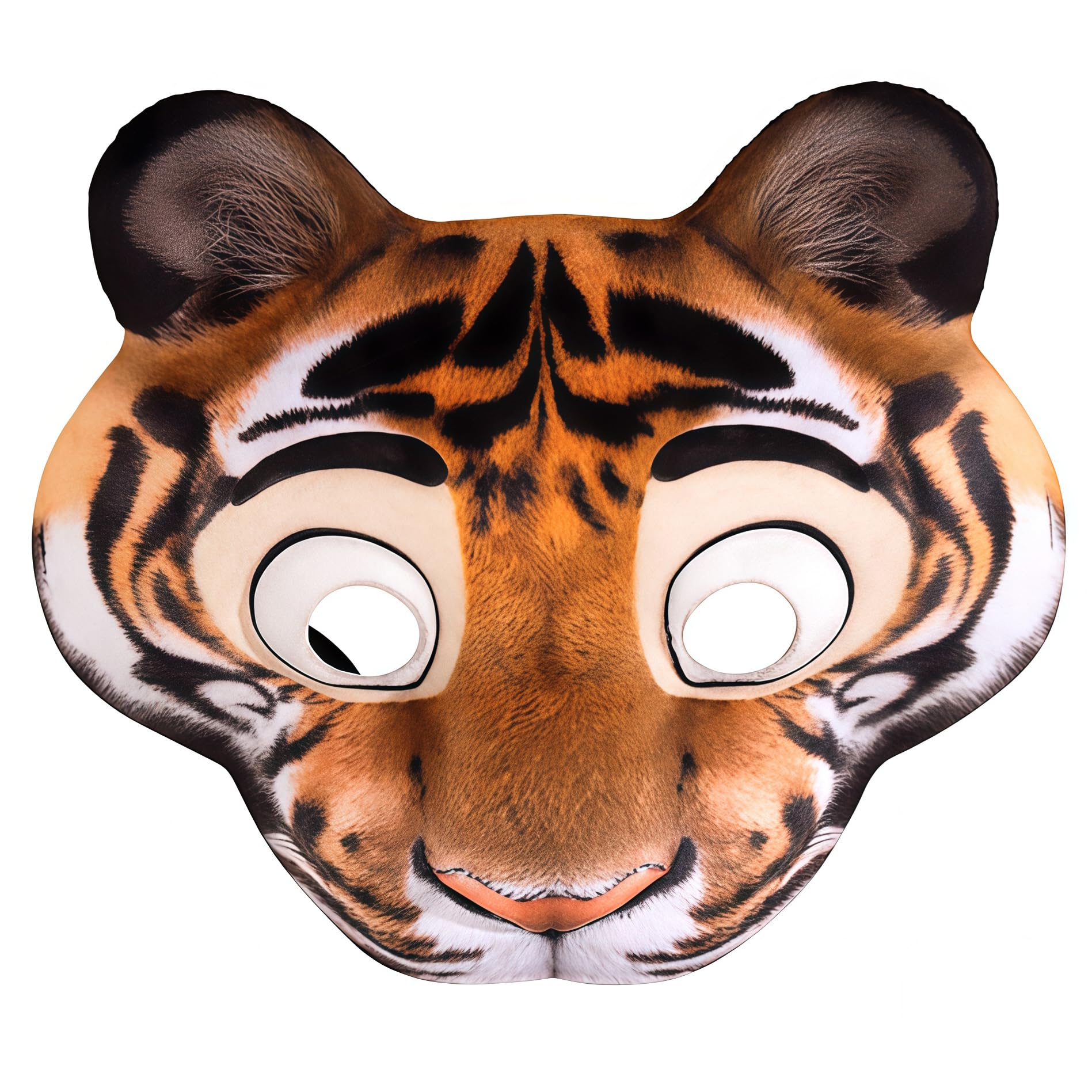 NewL Halloween Cute Tiger Animal Half Face Mask Masquerade for Women Men