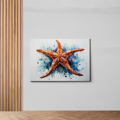 Miniatura 6 de Starfish and Seashell Photo Nature canvas print Sea Beach Wall Art Blue Sea sand Home bathroom ocean sunset beach artwork Tropical Fish art