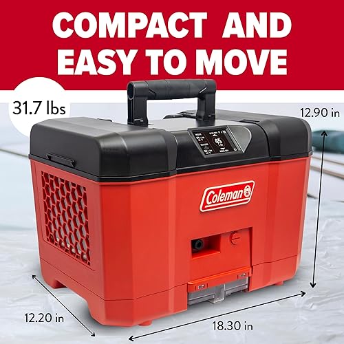 Miniatura 6 de Coleman Deshumidificador DX 2500, hasta 800 pies cúbicos, portátil, versátil, compatible con WiFi y Bluetooth, ideal para caravanas, barcos,