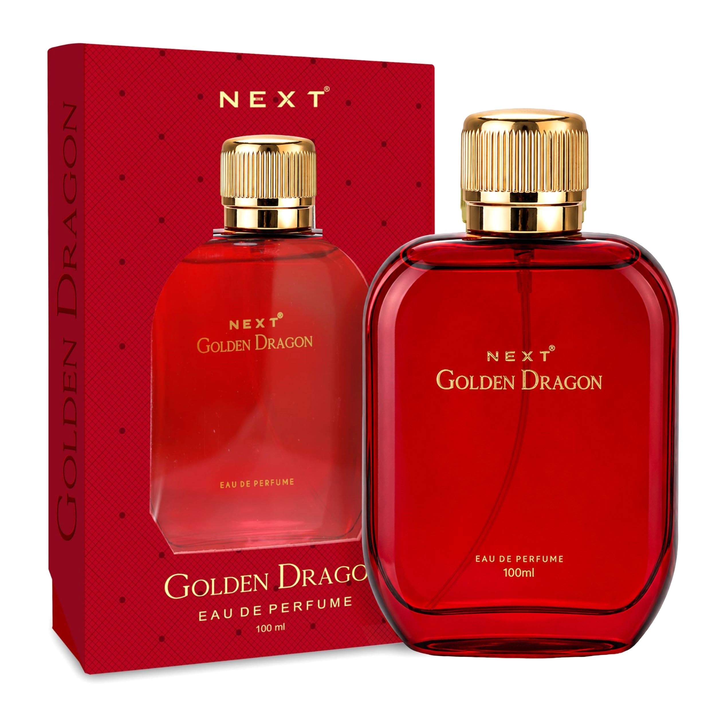 Next Care Premium Long Lasting Luxury 100ml perfume for Men & Women (Golden Dragon)-image-30