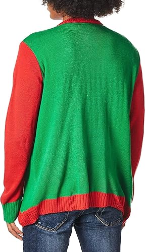 Miniatura 2 de Forum Suéter feo de Navidad unisex para adultos, talla grande, con pastel de frutas, como se muestra, 2XL