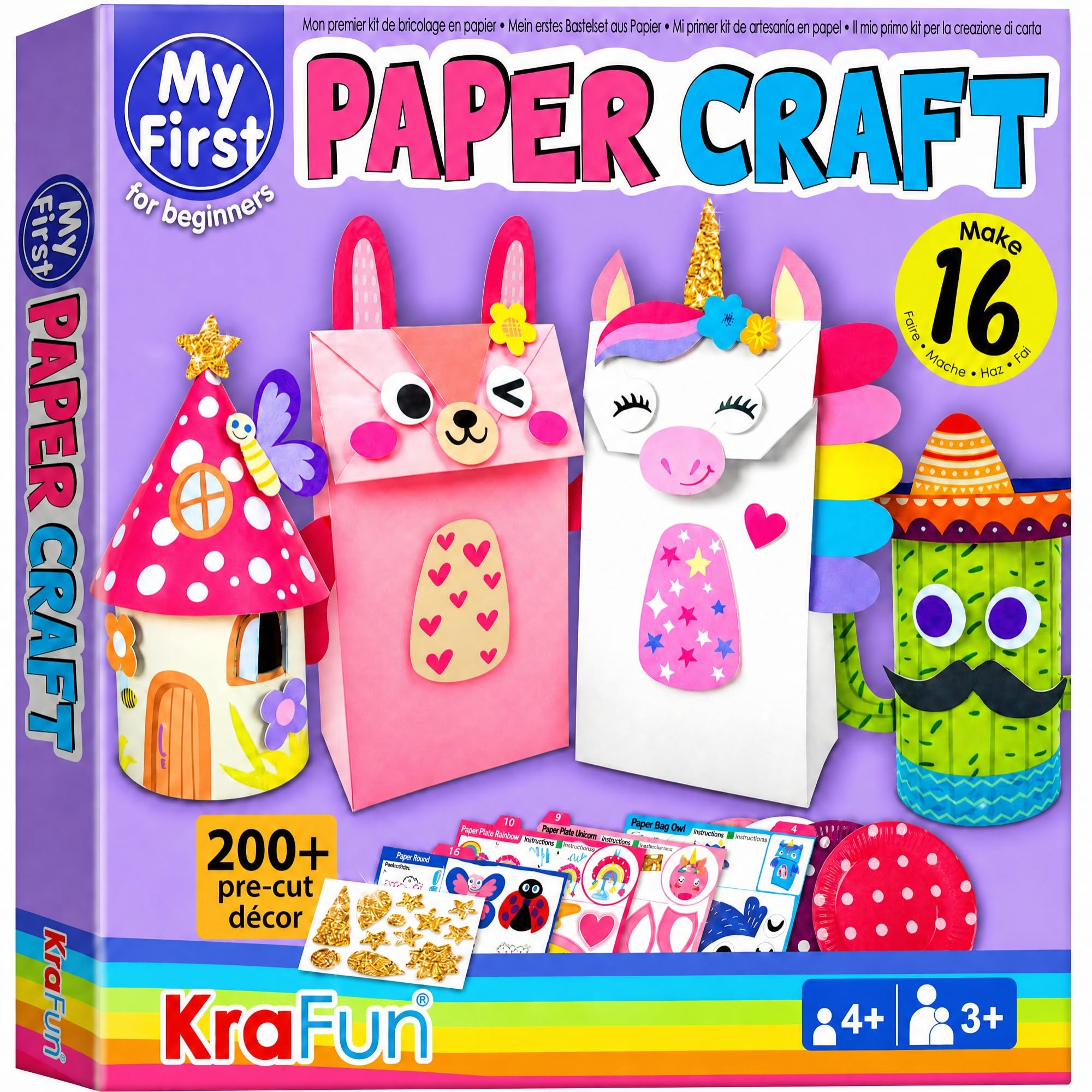 KRAFUN Unicorn Paper Craft Kit