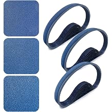 1x30 Inch Sanding Belts 30 Pcs 3 Grit, 10 Each of 80, 120, 150 Grits Heavy Duty Belt Sander Zirconia Belt Sander Paper for Wood, Metal, Stainless Steel, Automotive, and Furniture