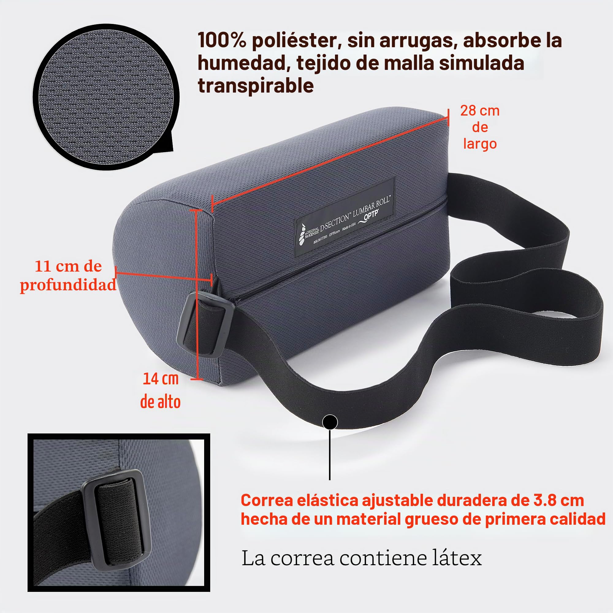 OPTP #700 Original Mckenzie Coussin lombaire en D