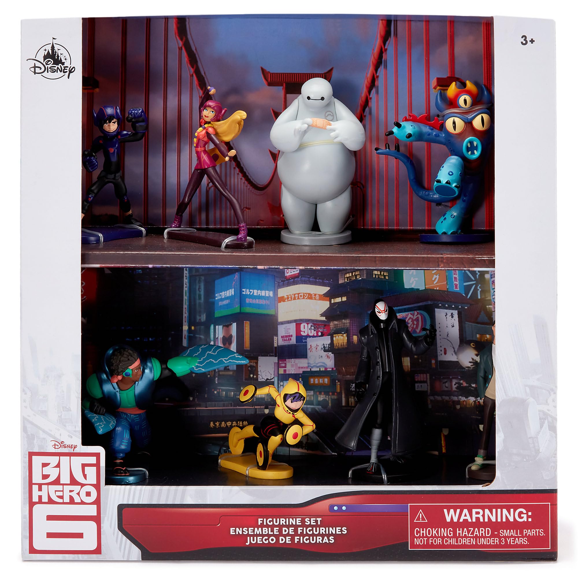 ◆USA限定◆新品未使用 ベイマックス フィギュア 8体 BIGHERO6 Amazon.com: DISNEY STORE Official Big Hero 6 Figure Set - 8