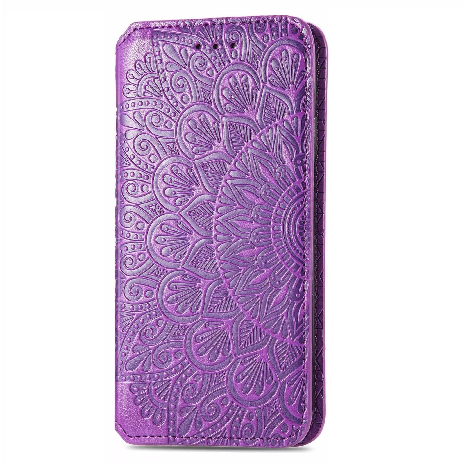 BAIDIYU Case for Huawei Mate 30 Pro Phone Case, Card Slots, Kickstand Feature, Luxury PU Leather Wallet Case Flip Folio Cover, Cover for Huawei Mate 30 Pro.(Purple)