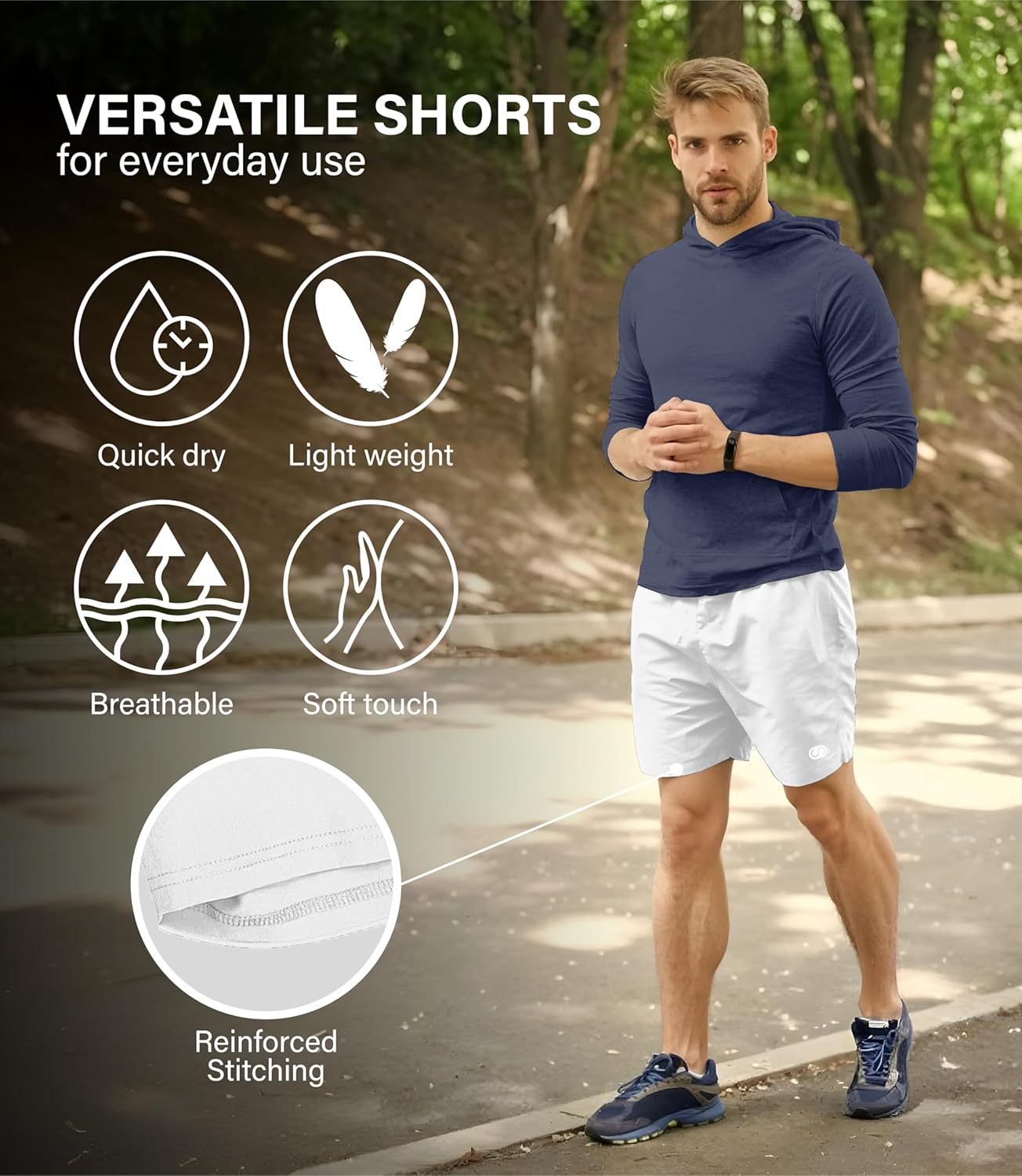 Men’s Running Shorts Quick Dry Lightweight 5"/7"/9"- Sports Athletic Basketball Gym Hiking Tennis - Image 4