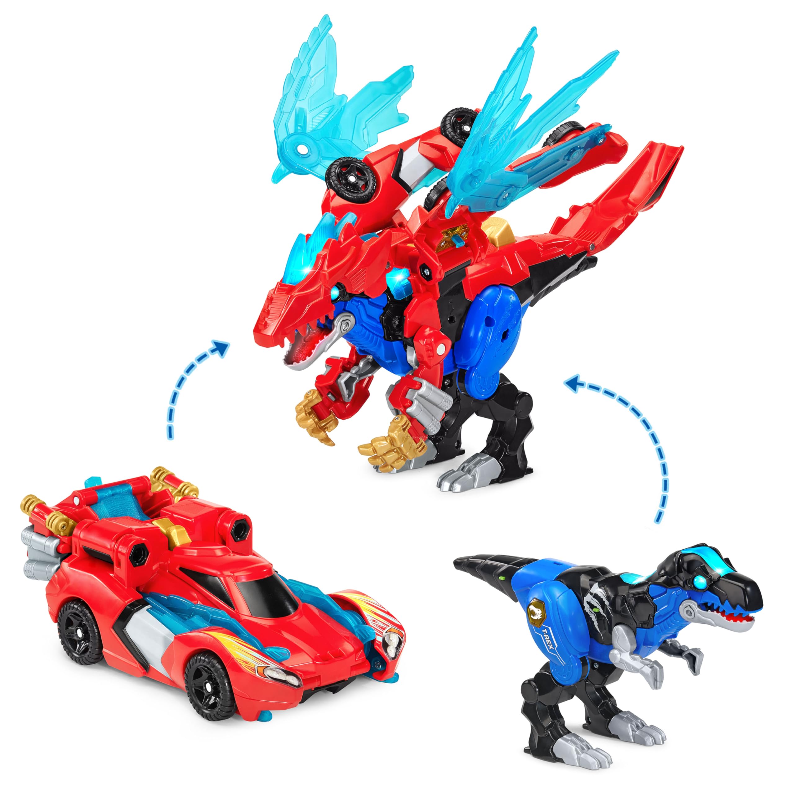 Amazon.com: VTech Switch and Go Boost Thunder the T-Rex : Toys & Games