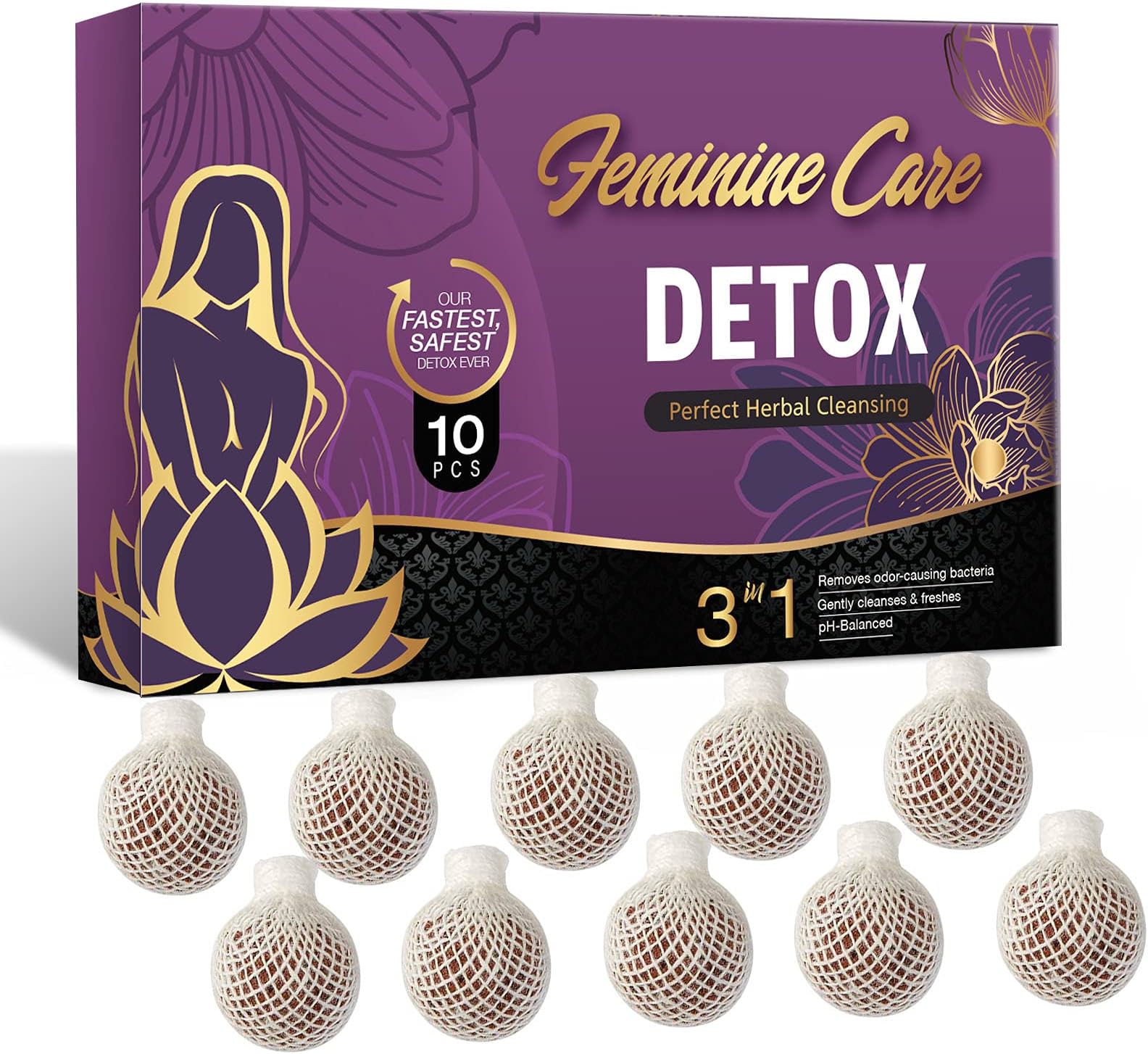 Yoni for Feminine Care, Recovery PH Balance Yeast & BV Symptoms, Promote Vaginal Health