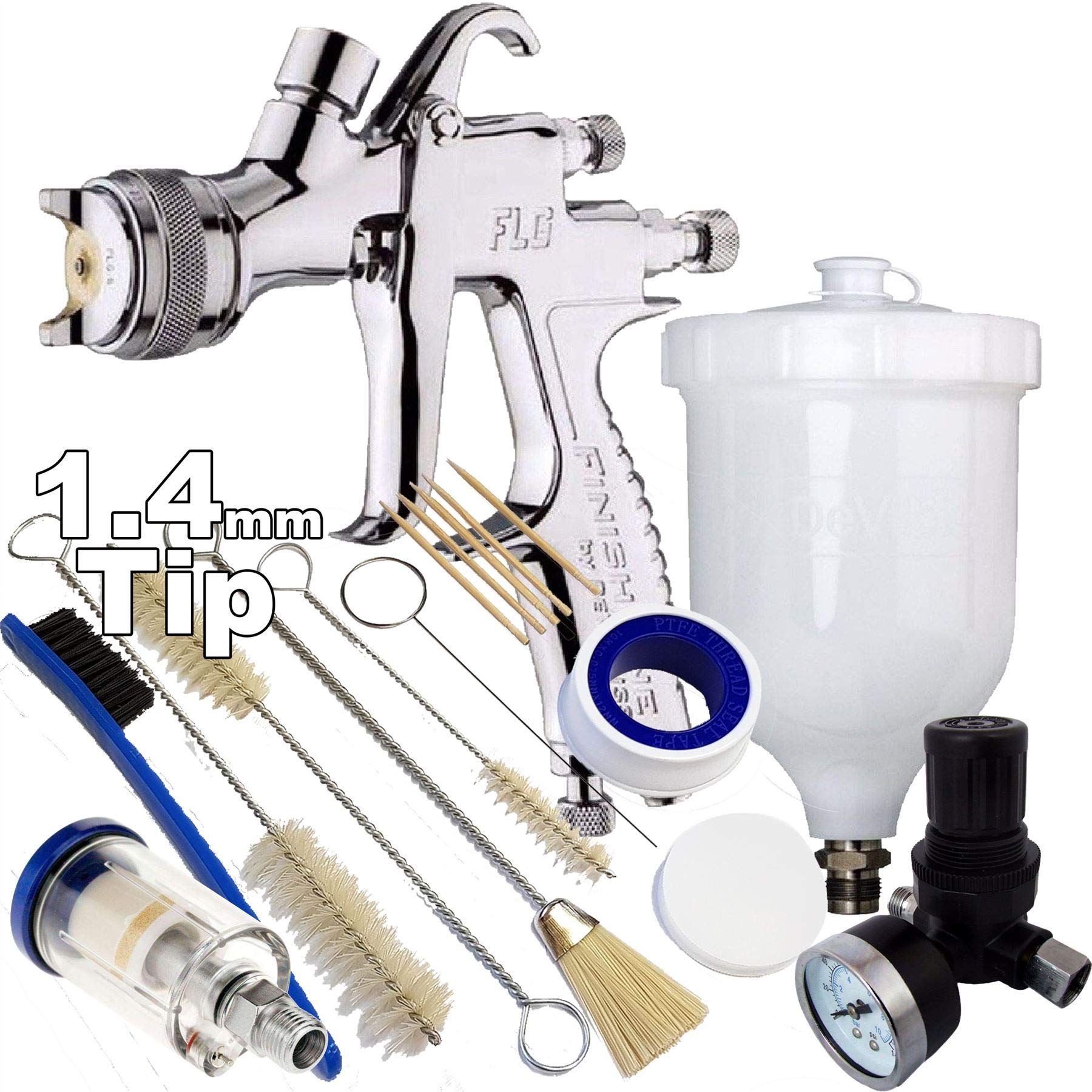 Buy Devilbiss FLGG5 1.4mm General Purpose Gravity Solvents Spray Paint