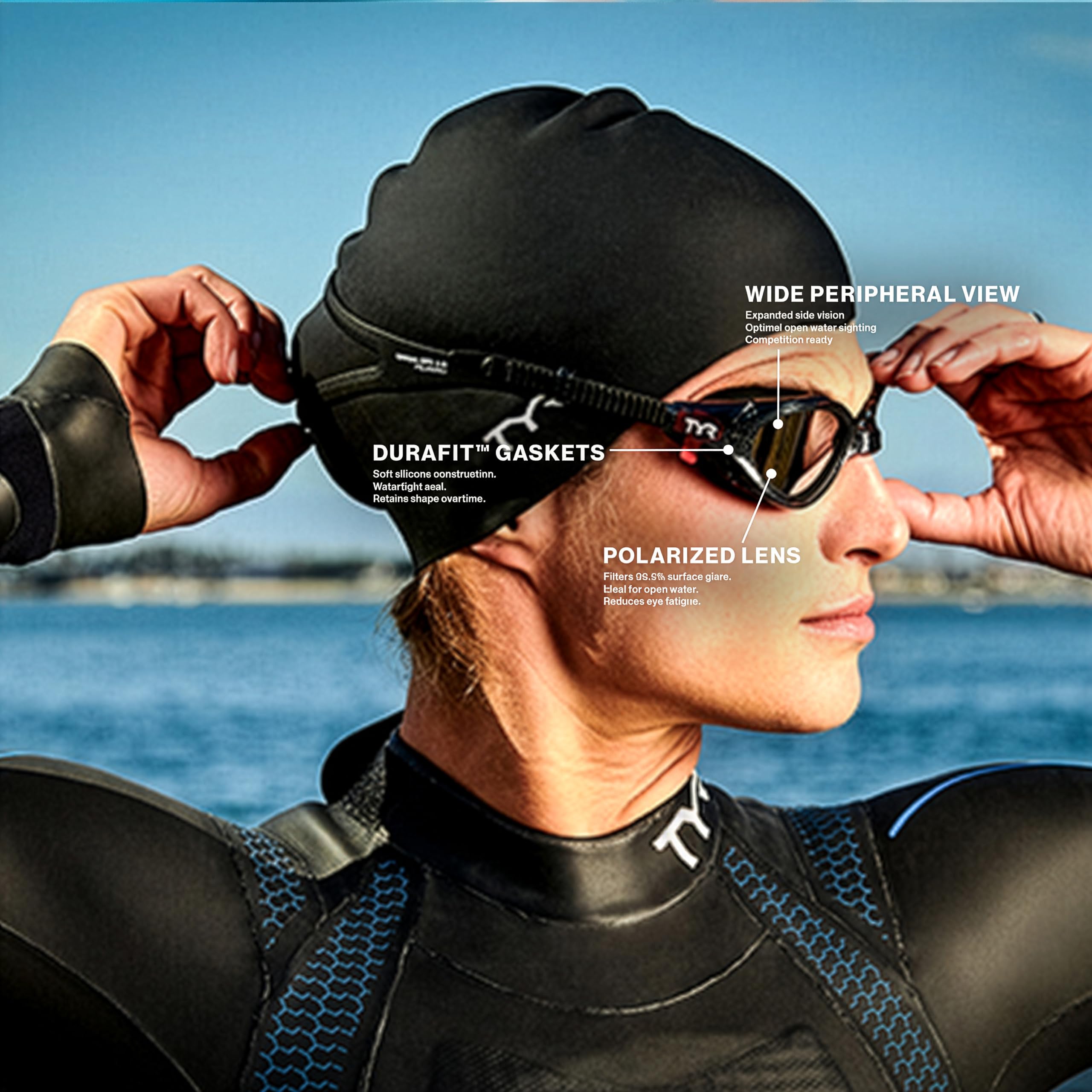 TYR Special Ops 2.0 - Occhialini da nuoto con specchio per adulti, anti-appannamento, protezione UV, vestibilità comoda per uomini e donne