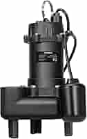 VIVOHOME 1 HP Cast Iron Sewage Pump - 5220 GPH, Submersible, With Float Switch For Basement, Septic, Sump Pit