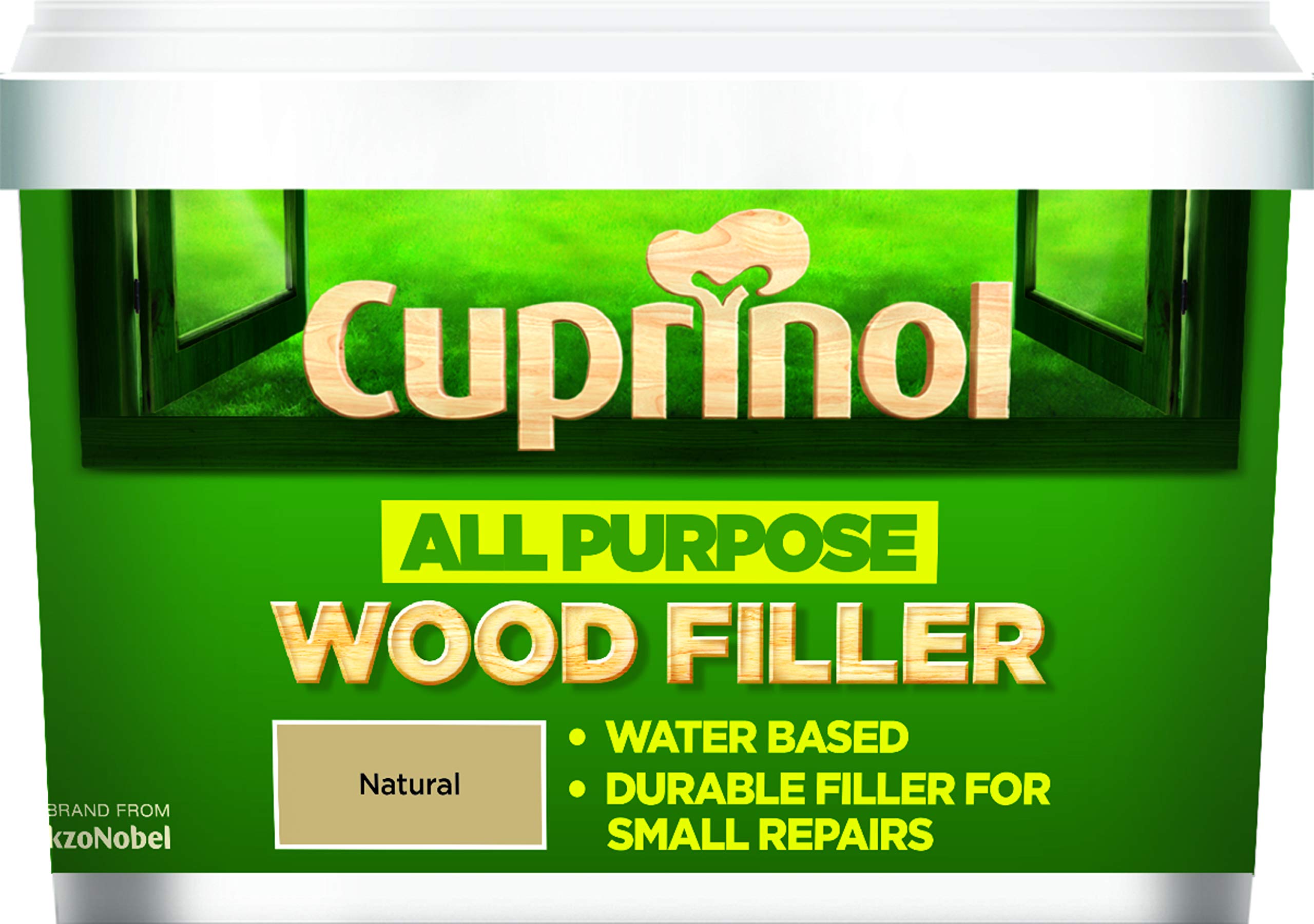 Cuprinol 5092537 All Purpose Wood Filler Exterior Woodcare, Natural