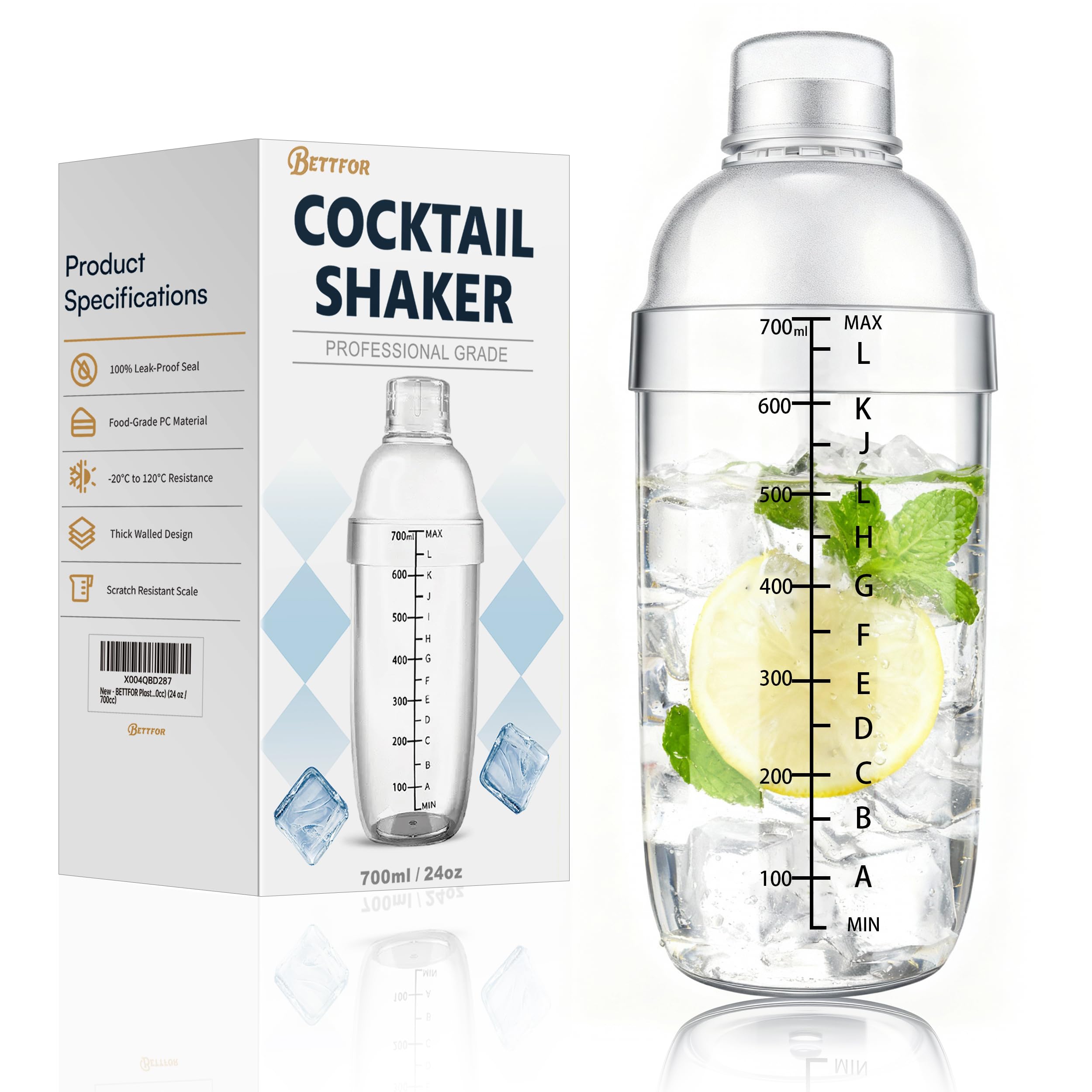 Plastic Cocktail Shaker (700ml/24 oz)-image-10