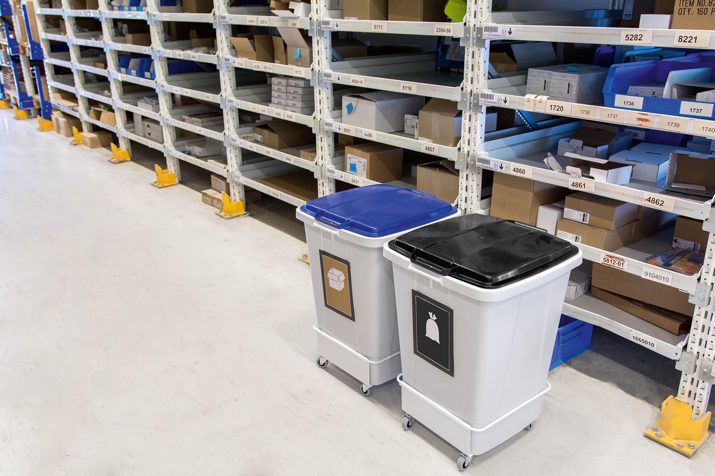 DURABIN® ECO 90 l Poubelle carrée