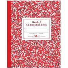 Roaring Spring Paper Products Composition Book, Grade 3 Ruled, 50 Sheets, 9-3/4 x 7-3/4 Inches, Red (ROA77922)