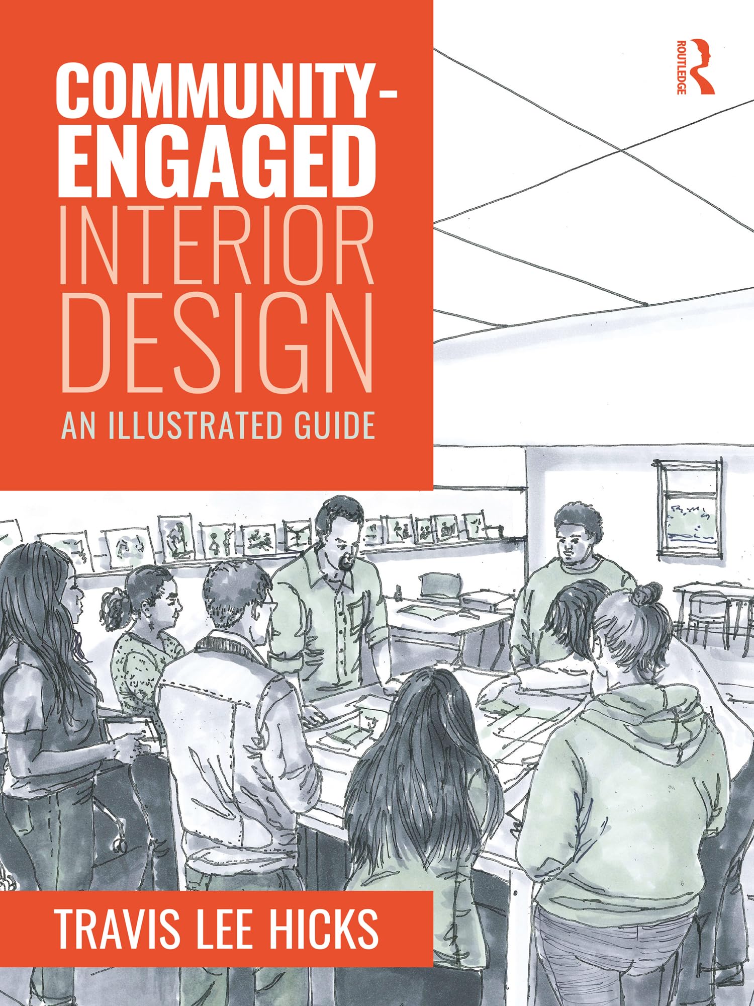 Community-Engaged Interior Design livre illustré pour aménagement d'espace