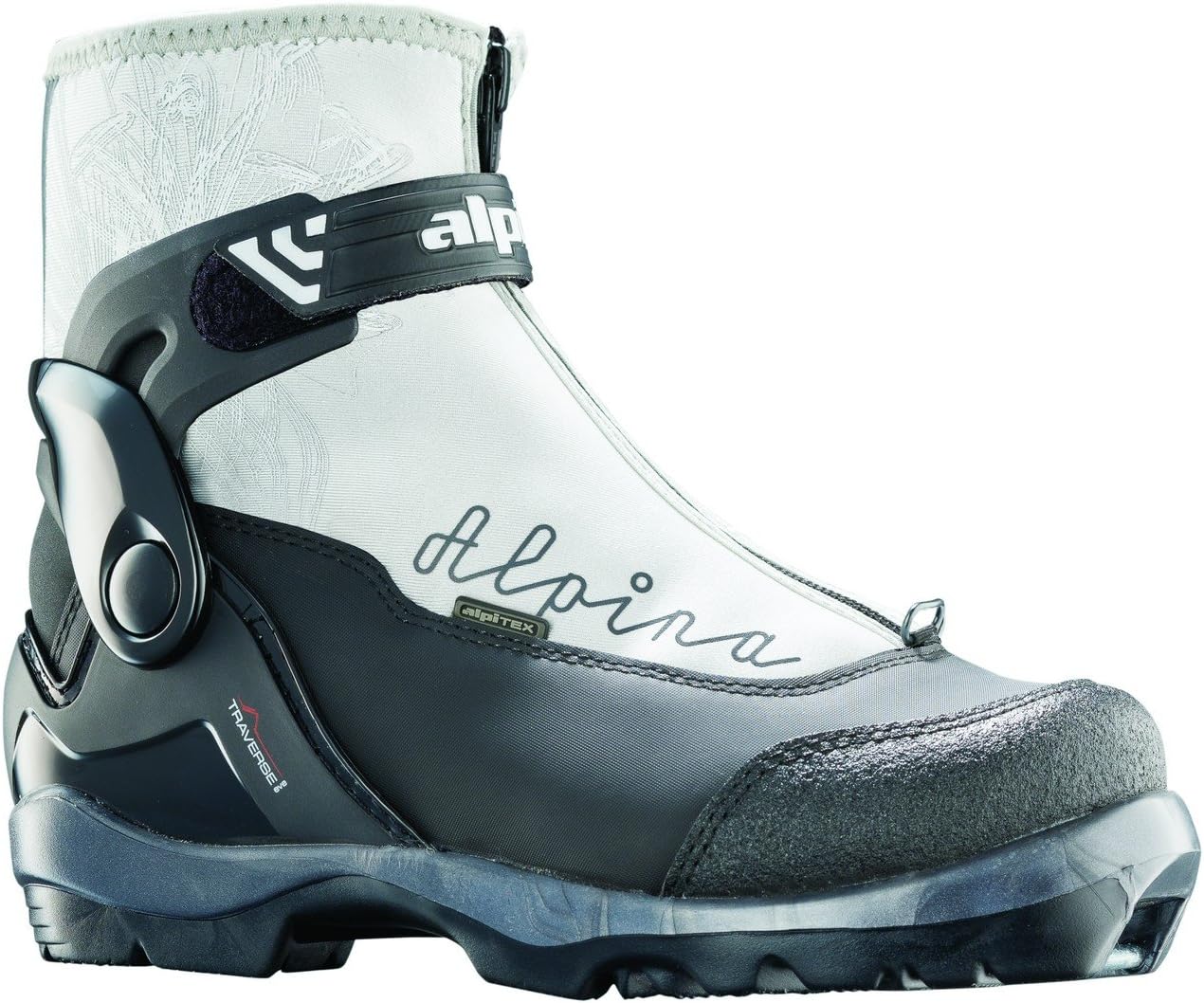 Alpina Women's Traverse Eve Back-Country Nordic Cross-Country Ski Boots, for use with NNN-BC Binding