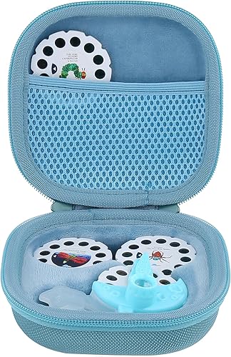 Miniatura 1 de Aenllosi Estuche de transporte rígido de repuesto para mini proyector Moonlite, paquete de regalo para hasta 20 carretes de cuentos, organizador de