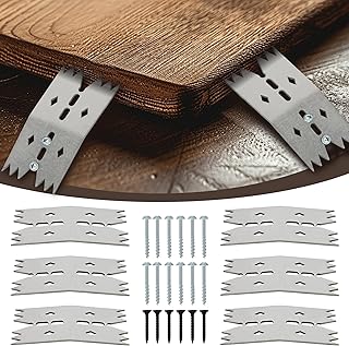 6 Pcs Stainless Steel Slab Clamping Dogs, Pinch Dogs Router Sled for Flattening Slab, Bench Dog Hold Down Clamps for CNC Woodworking and Panel Processing (Not Compatible to T-Tracks or T-Bolts)