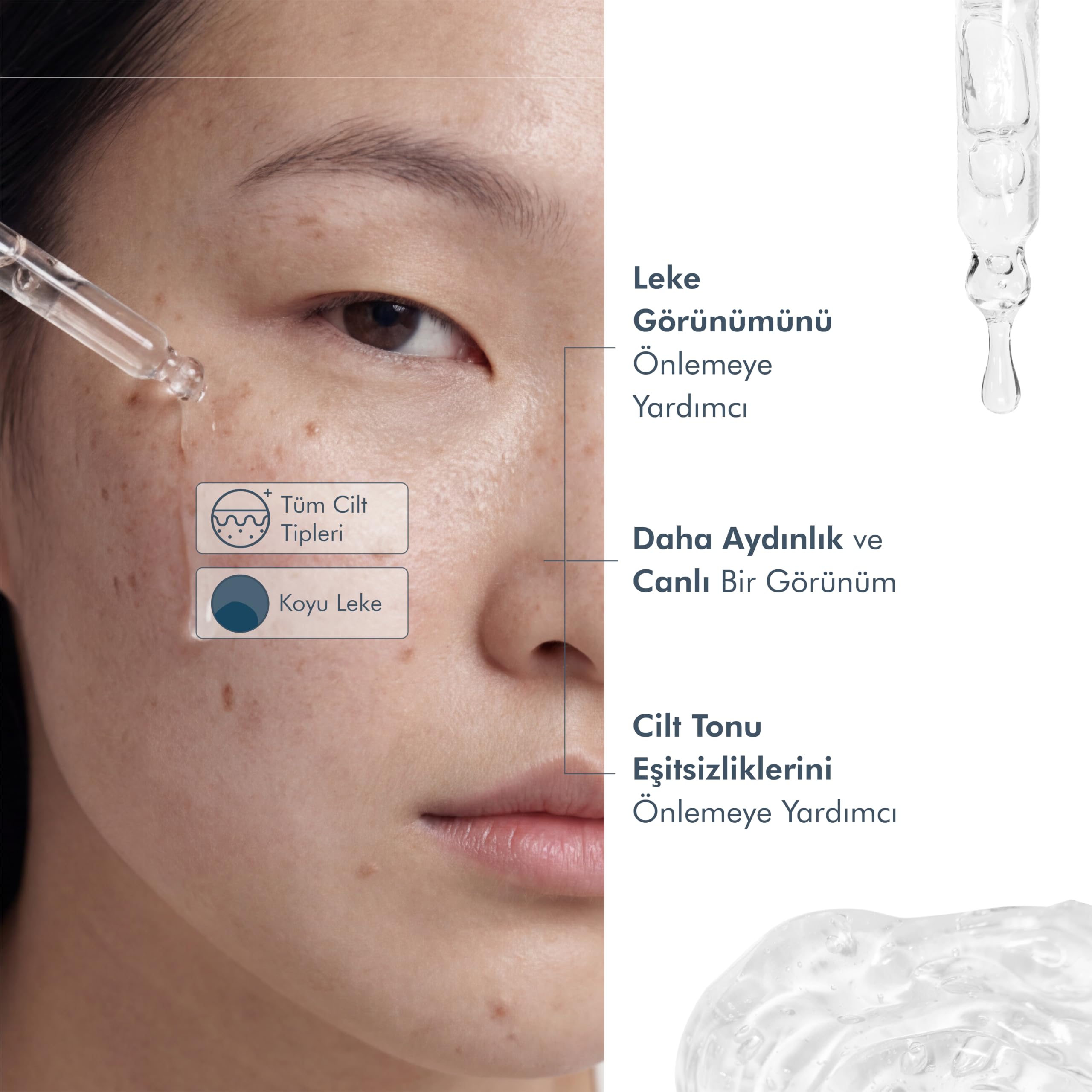 The Purest Solutions, Leke Karşıtı ve Leke Görünümü Önleyici Arbutin Cilt Bakım Serumu 30 ml (Arbutin%2 + Hyaluronic Acid)