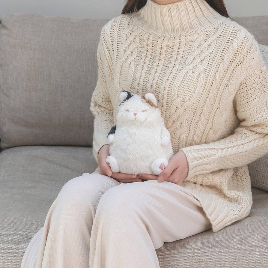 Amazon.co.jp: りぶはあと ウォームミニクッション ねこ肯定感 みけね