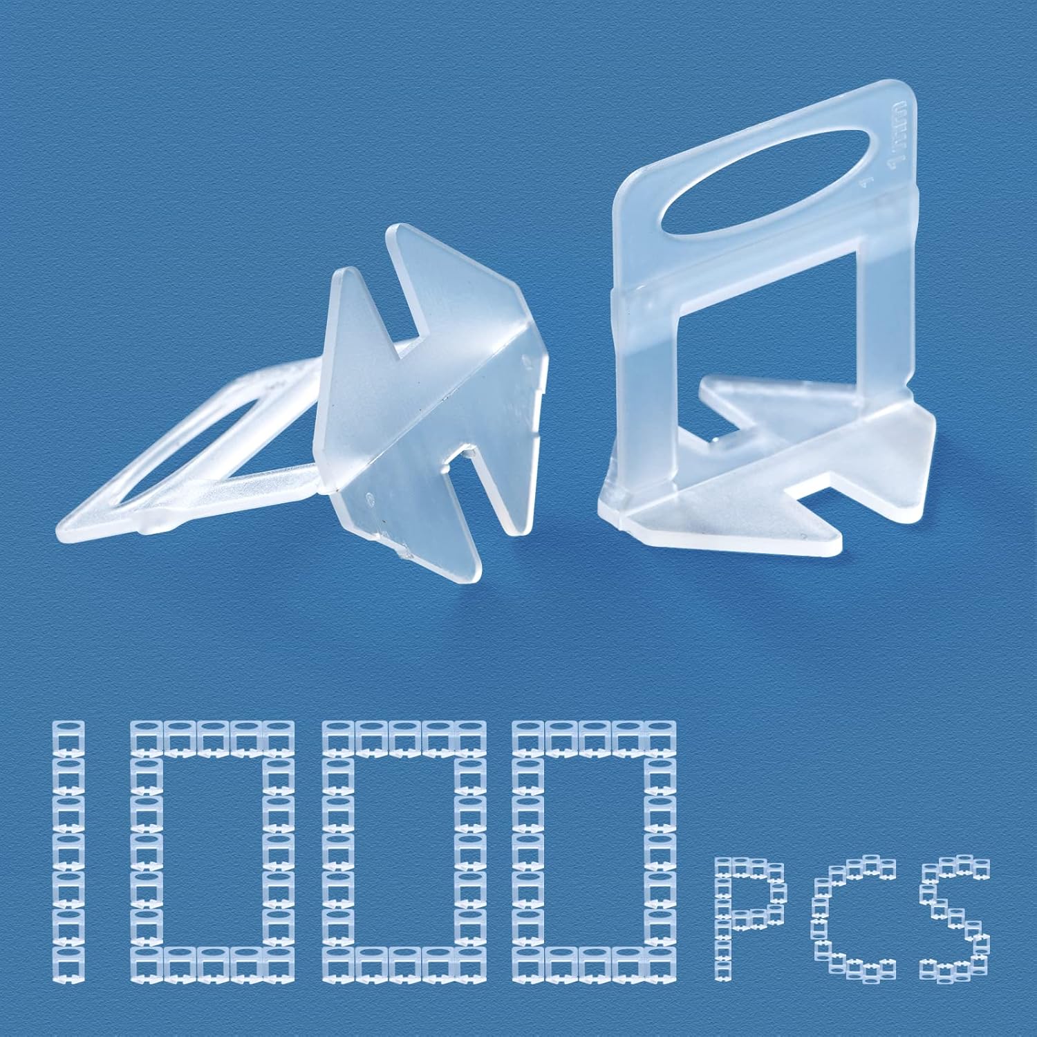 Tile Leveling System 1/32" Spacers Tile Leveler Clips DIY Tile Leveler